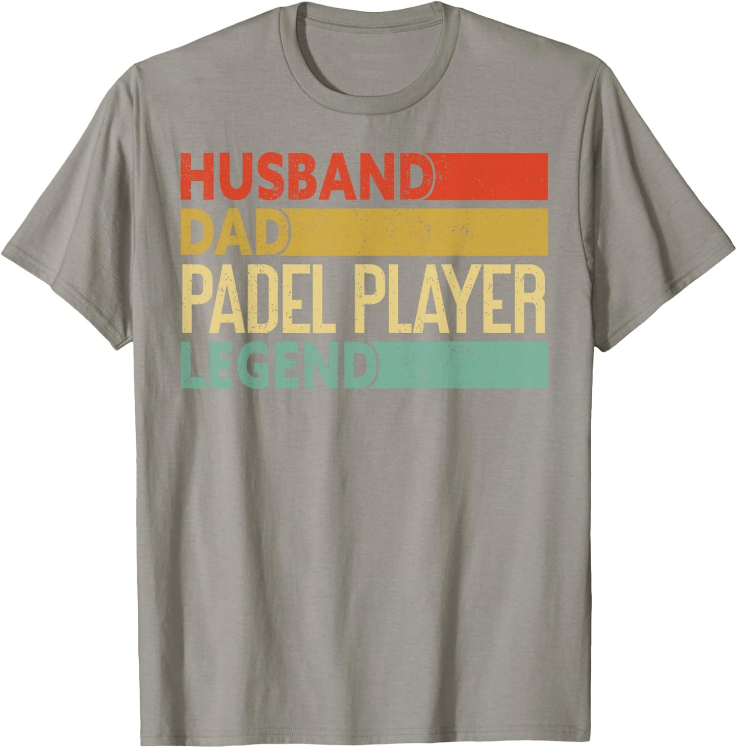 Husband Dad Padel Player Legend | Father's Day Funny Padel T-Shirt - T-Shirt | Sand