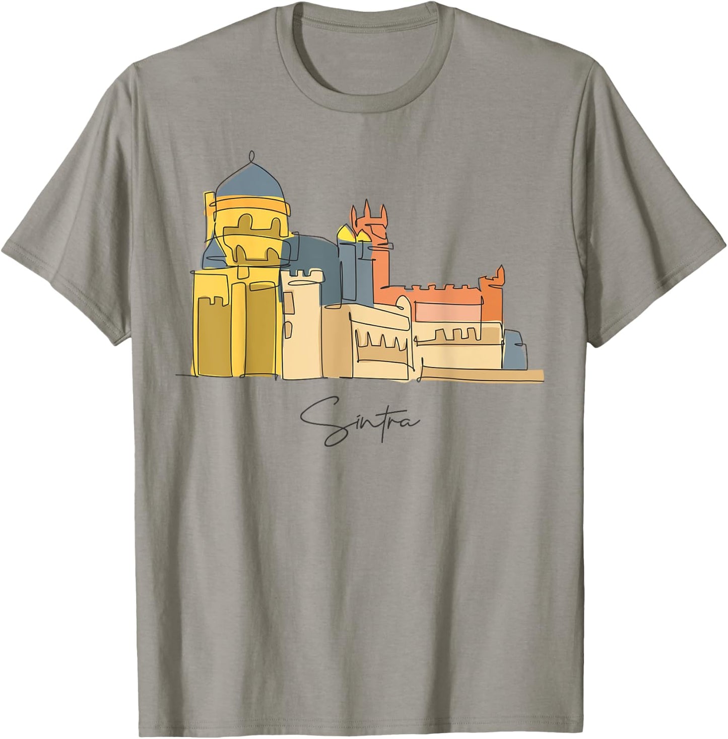 Europe Portugal Lisbon Sintra Portuguese Vacation Souvenir T-Shirt - T-Shirt | Sand