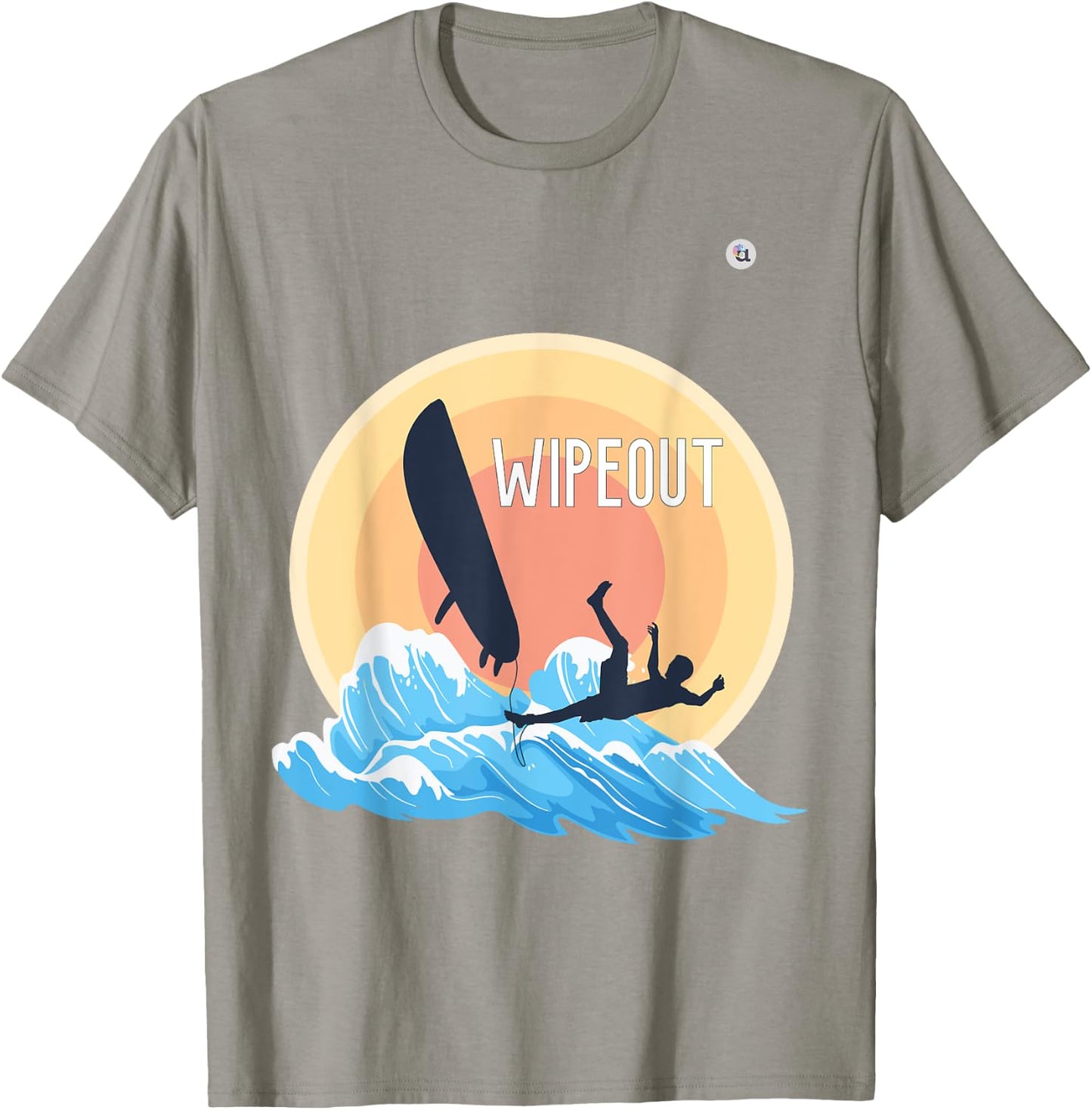 Surf Wipeout T-Shirt - T-Shirt | Sand