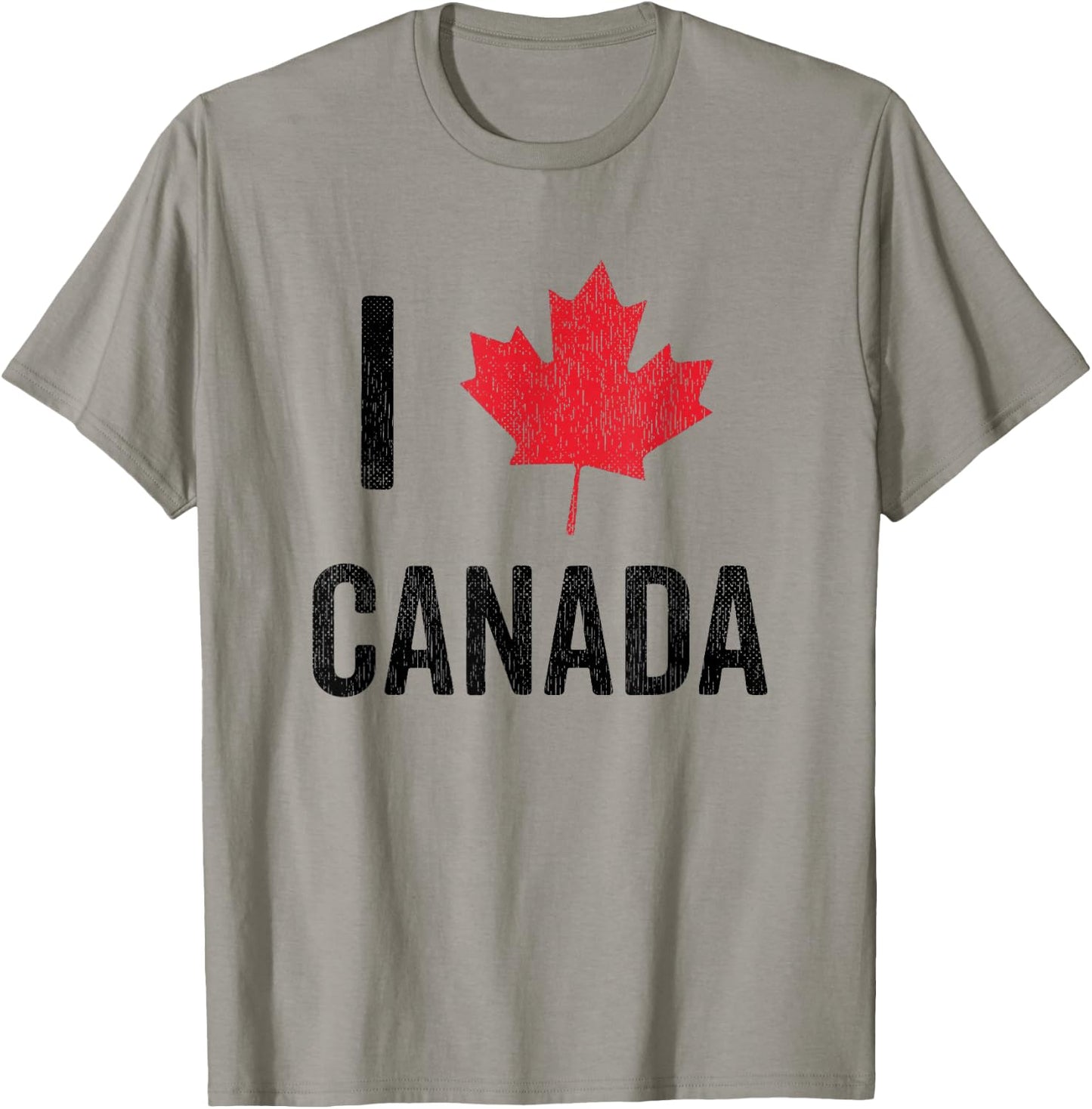 Canada Souvenir Maple Leaf I Love Canada T-Shirt - T-Shirt | Sand