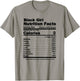 Black Girl Nutritional Facts Black Girl Nutrition Facts T-Shirt - T-Shirt | Sand