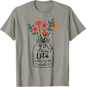Lita Grandma Appreciation Lita Grandmother T-Shirt - T-Shirt | Sand