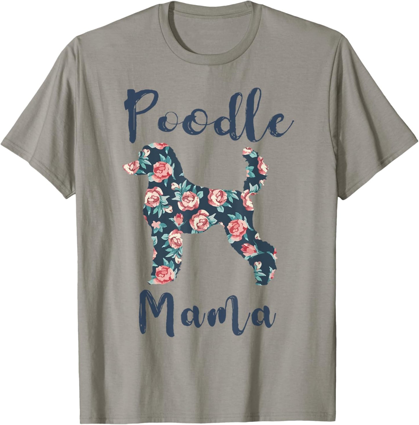 Poodle Mama Shirt Women Standard Mini Poodle Mom Mother Day T-Shirt - T-Shirt | Sand