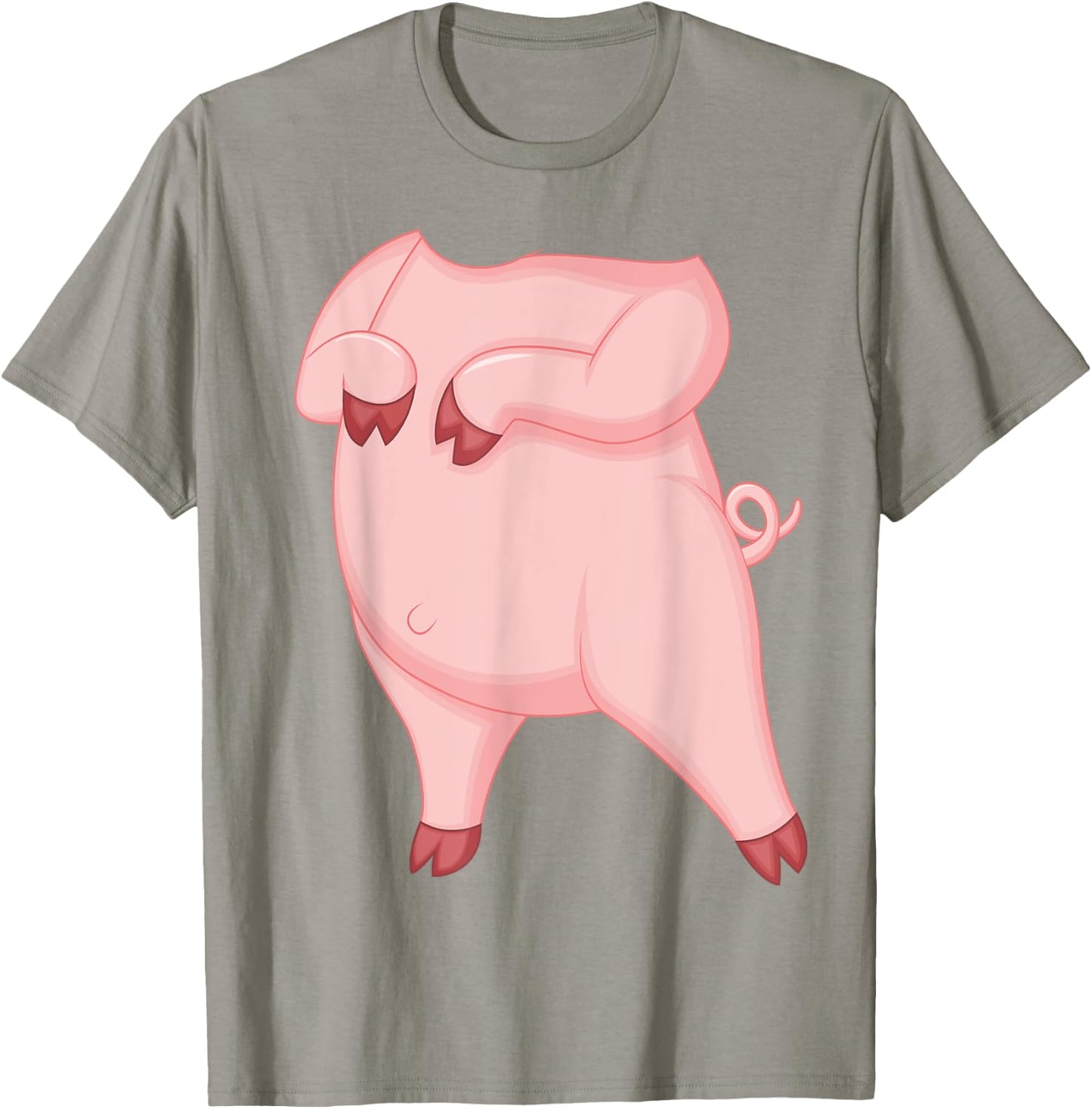 Pig Shirt Adult Kids Men Women Pig Costume T-Shirt - T-Shirt | Sand