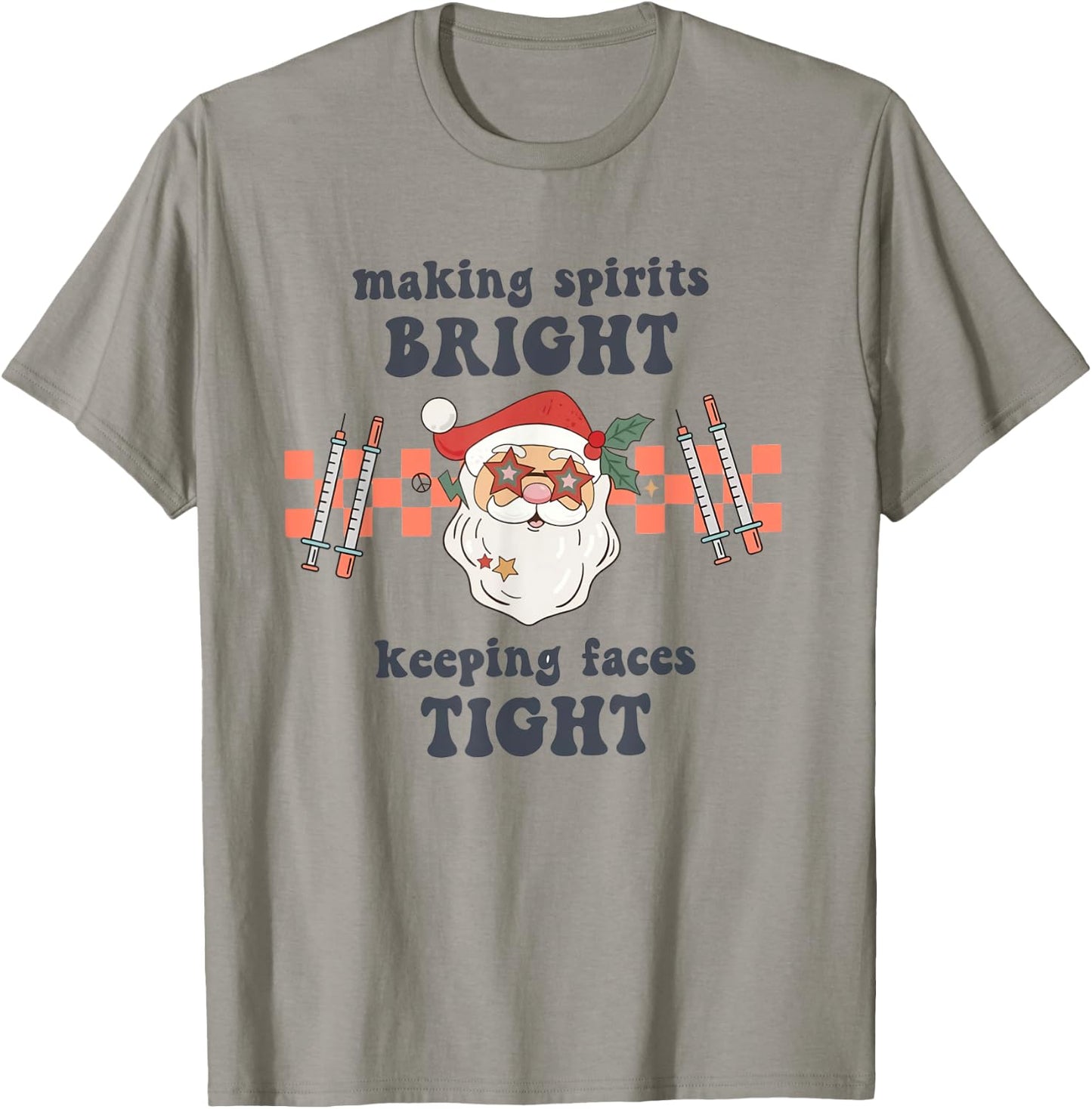 Nurse Injector Christmas Filler Dysport Dealer Cosmetic T-Shirt - T-Shirt | Sand