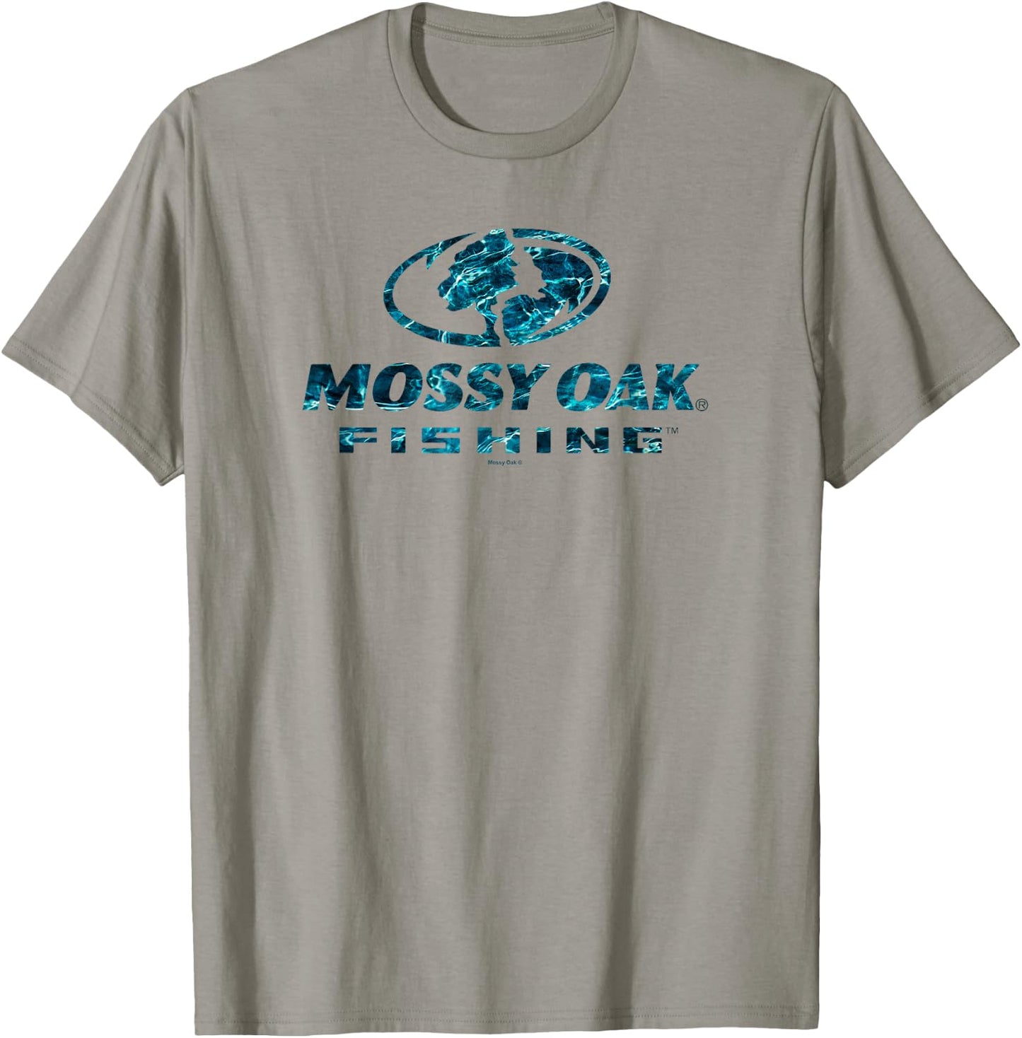 Mossy Oak Fishing Open Water Classic Blue Logo T-Shirt - T-Shirt | Sand