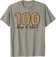 AS Cheetah Leopard 100 Days of School T-Shirt - T-Shirt | Sand