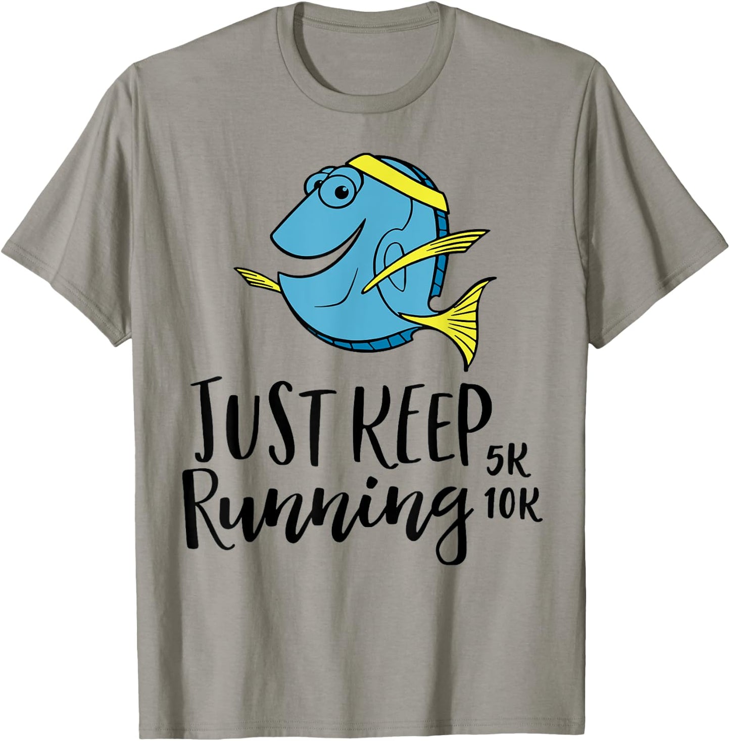 Fish Just Keep Running T-Shirt - T-Shirt | Sand