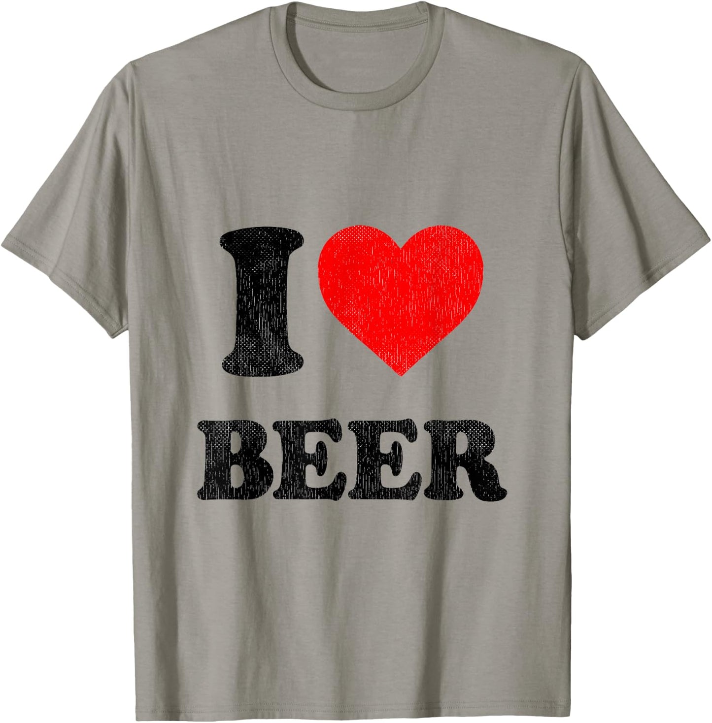 I Heart Beer Shirt For Beer Drinker I Love Beer T-Shirt - T-Shirt | Sand