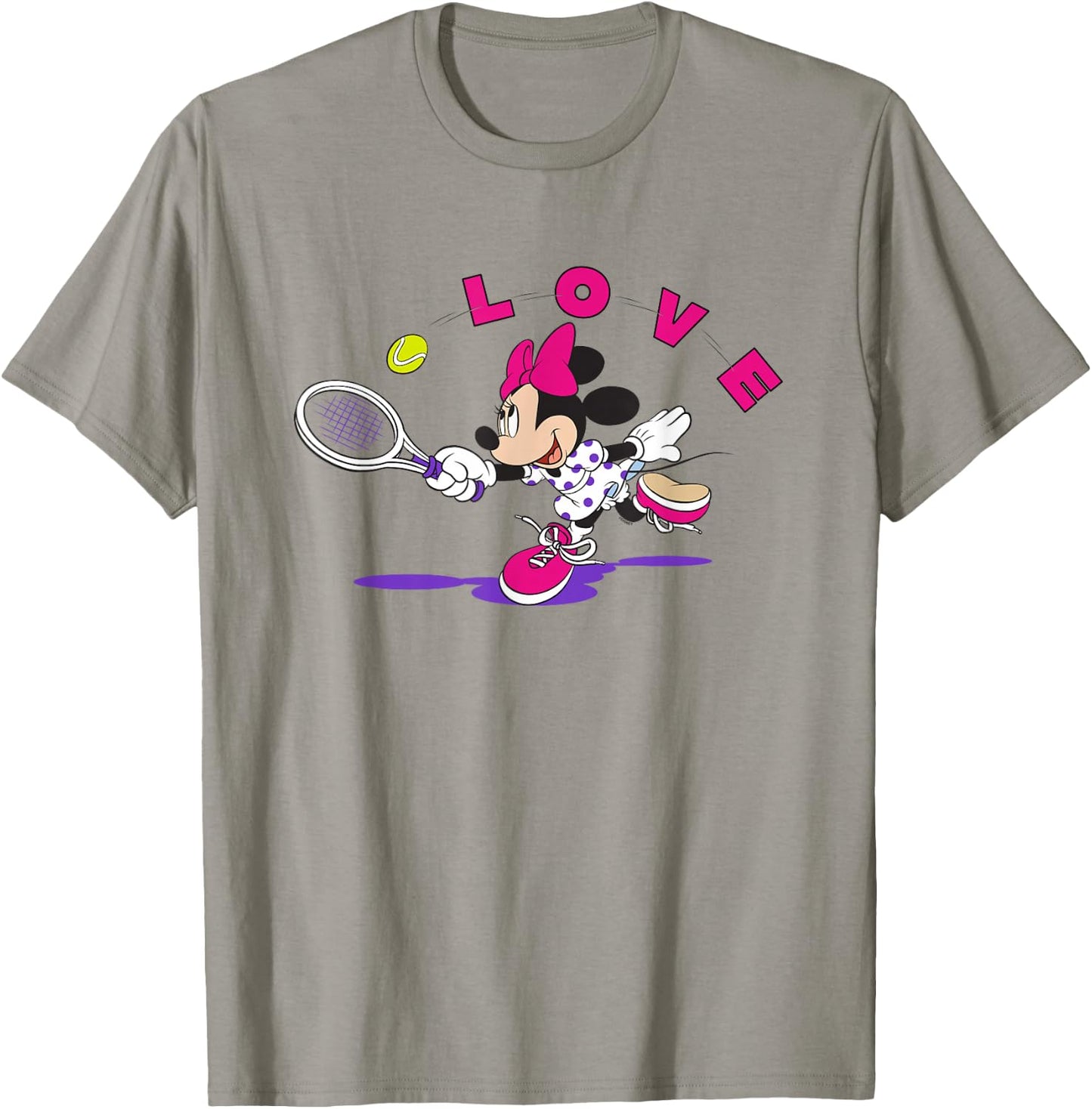 Disney Minnie Mouse Sports Love Tennis Player T-Shirt - T-Shirt | Sand