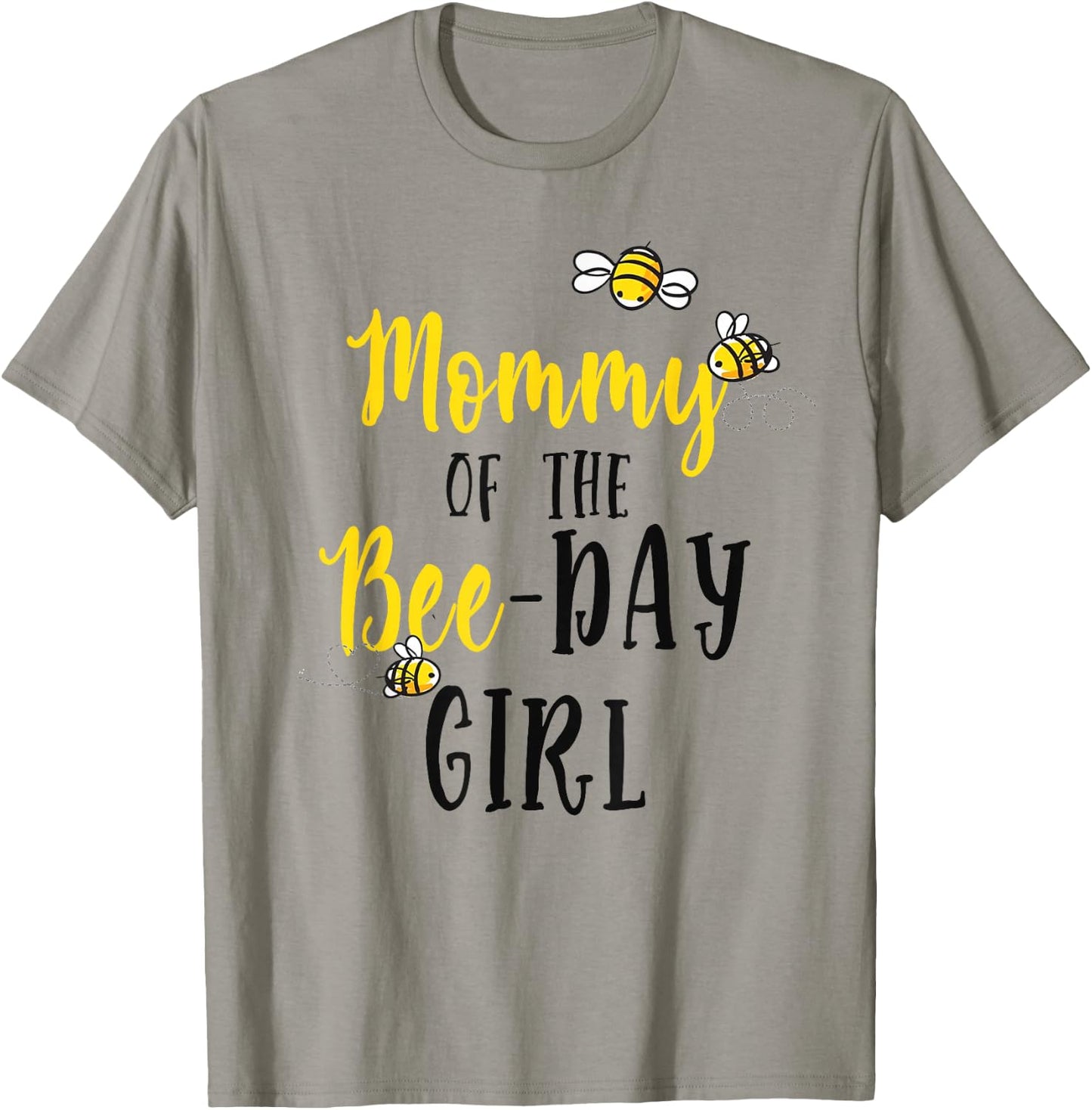 Mommy of The Bee Day Girl Shirt Bee Birthday Matching Mom T-Shirt - T-Shirt | Sand