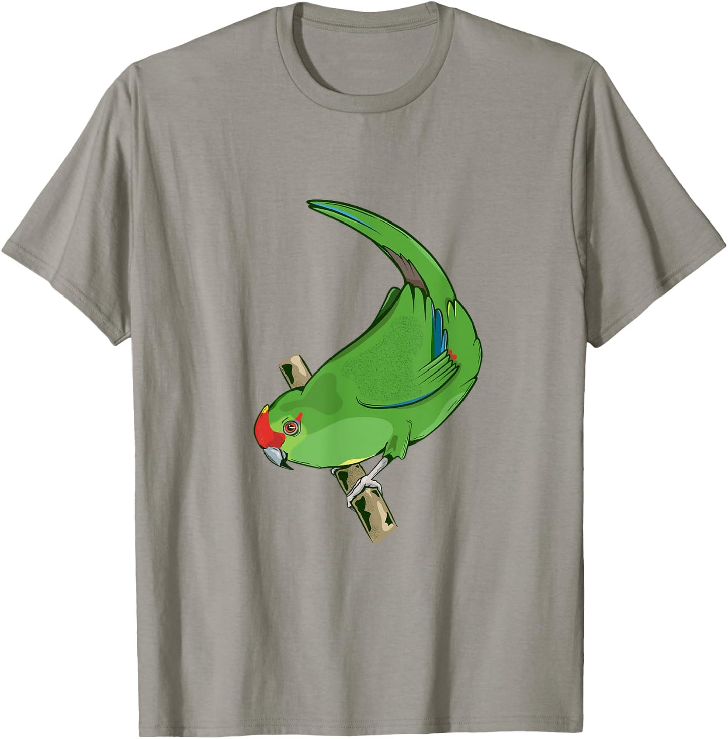 Red-crowned parakeet Kakariki T-Shirt - T-Shirt | Sand