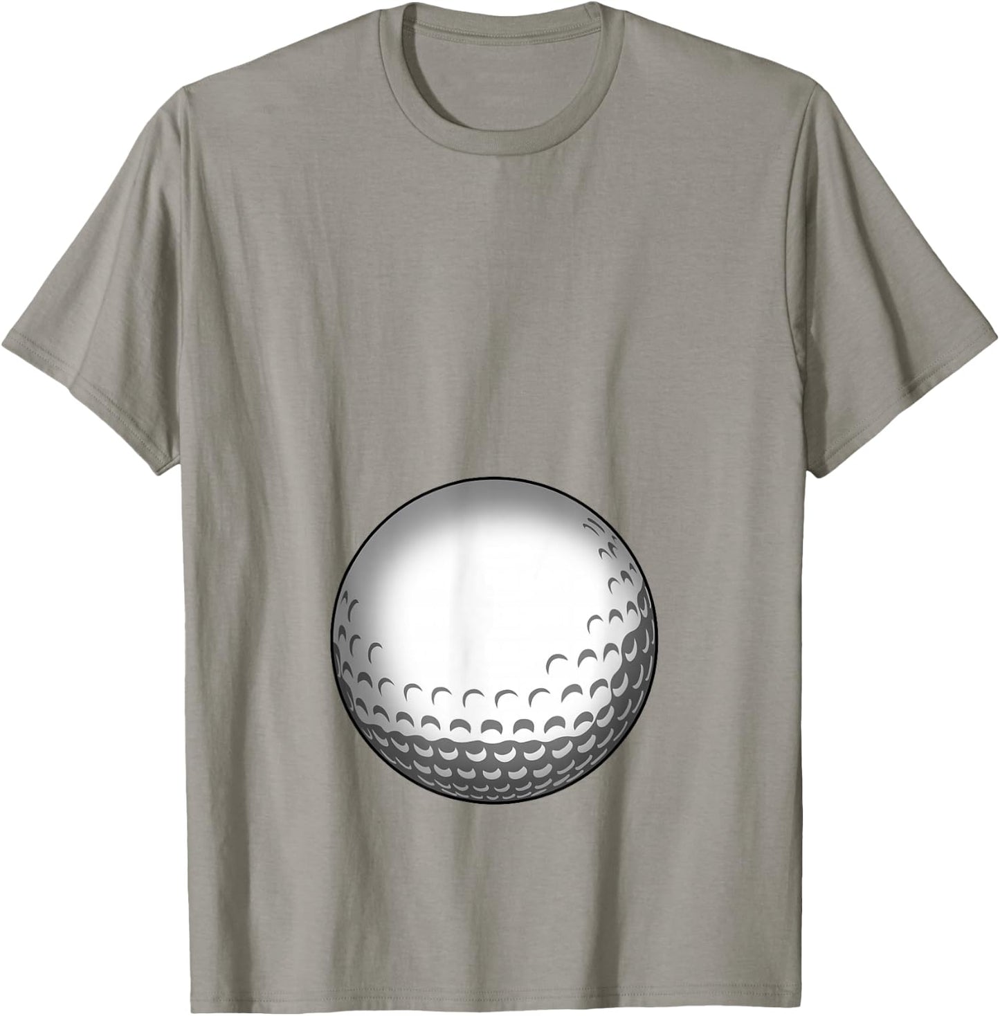 Funny Golf Player Belly Pregnant Mama T-Shirt - T-Shirt | Sand