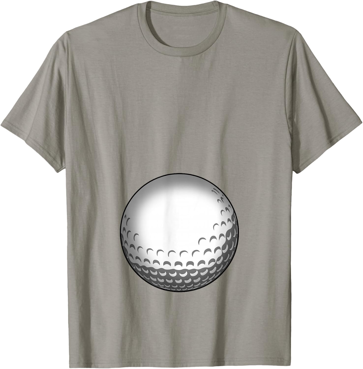 Funny Golf Player Belly Pregnant Mama T-Shirt - T-Shirt | Sand