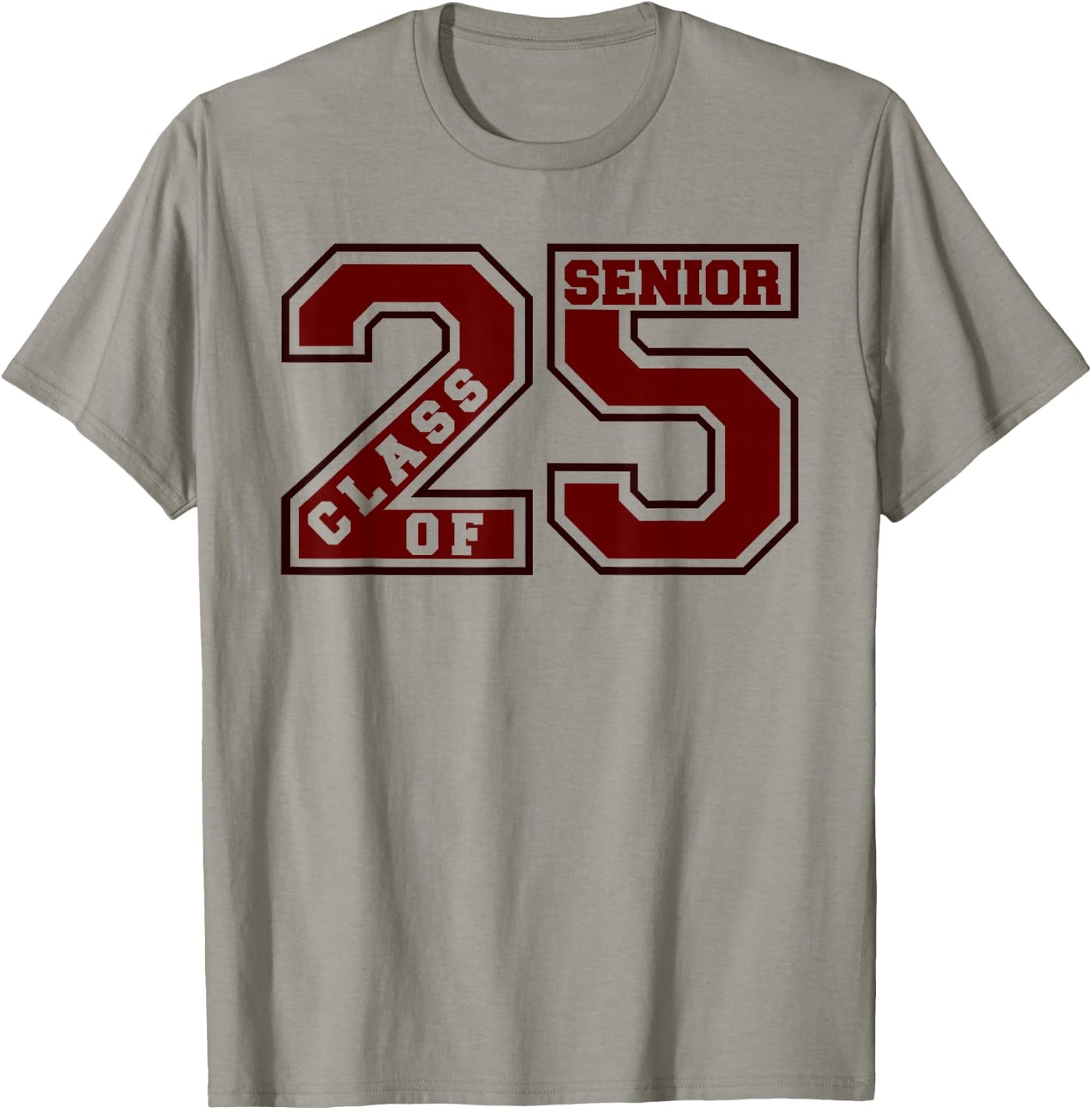 Senior 2025 - Maroon Swag- Class of 2025 #senior 25 Wt4 T-Shirt - T-Shirt | Sand