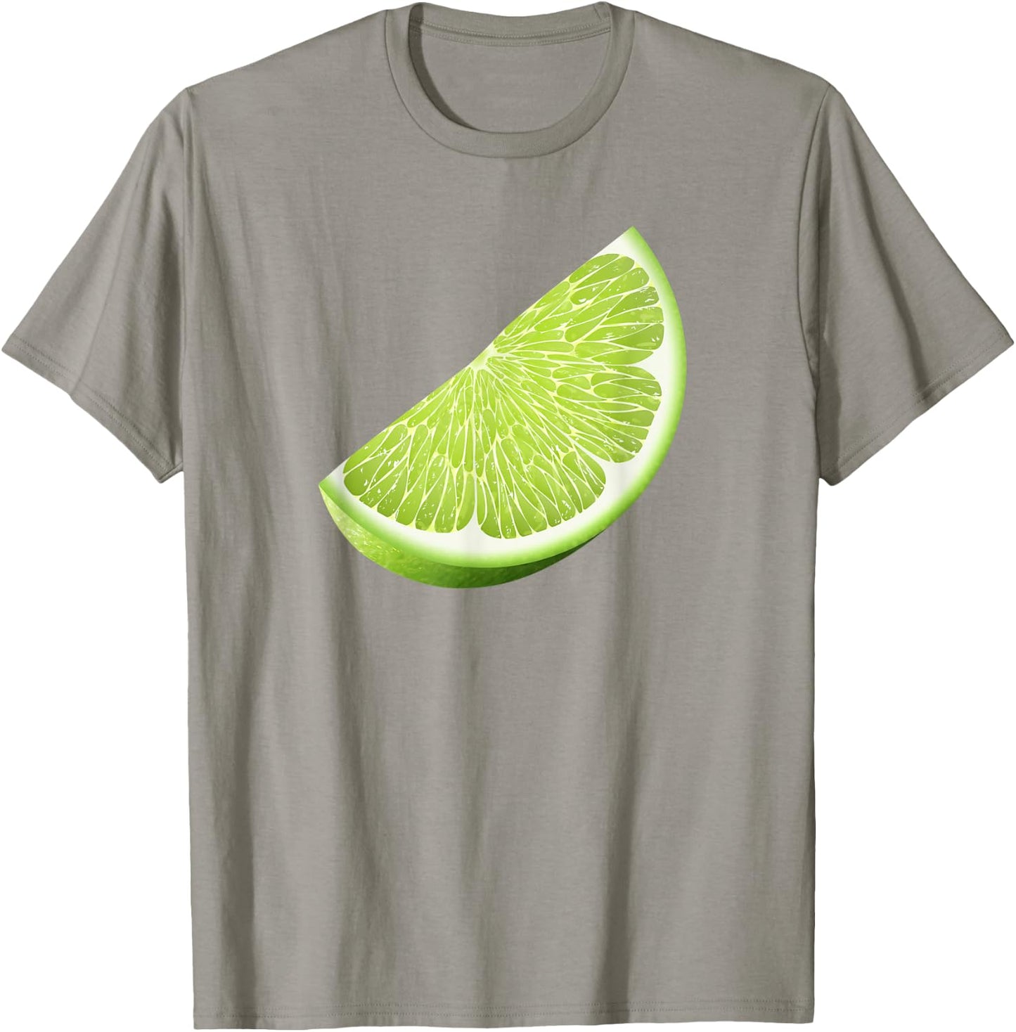 Green Lime Halloween Costume Group Funny Lime Slice Lovers T-Shirt - T-Shirt | Sand