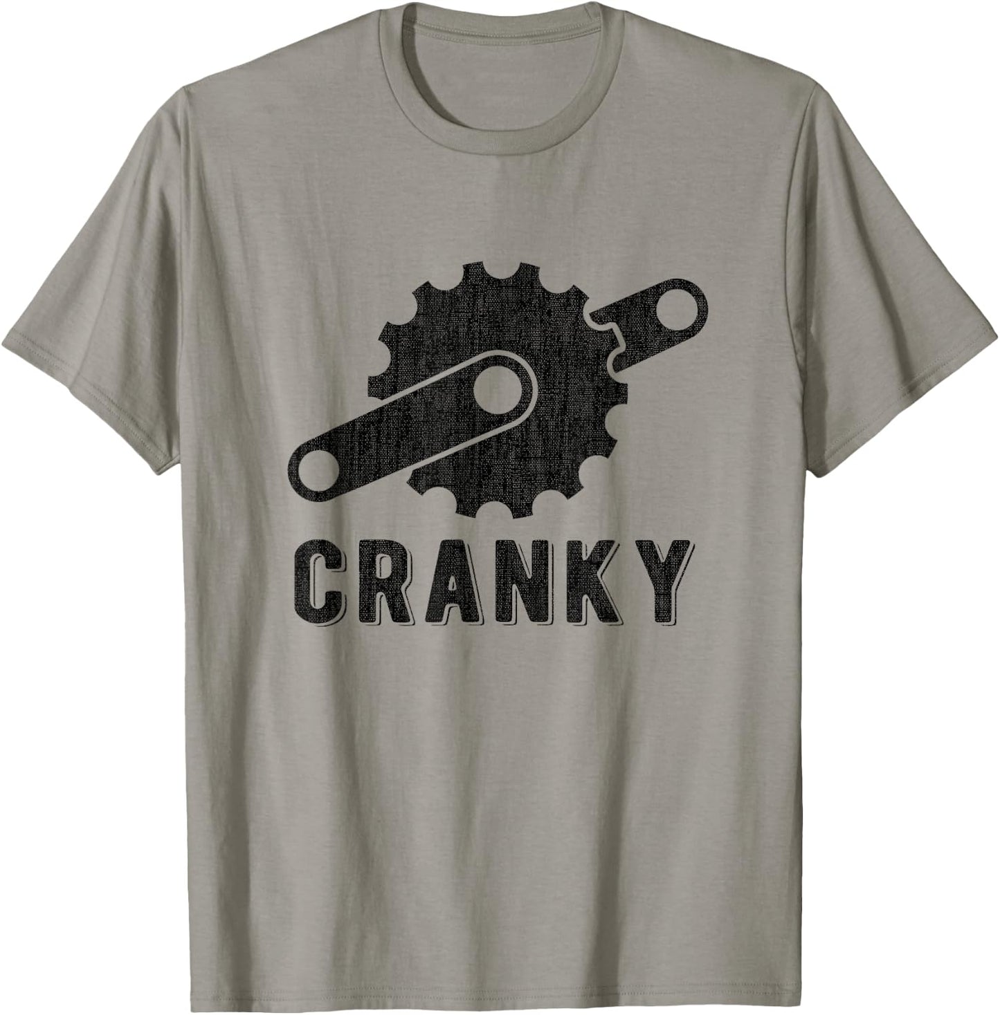 Bicycle Cranky Retro Design for Cycling Lovers T-Shirt - T-Shirt | Sand