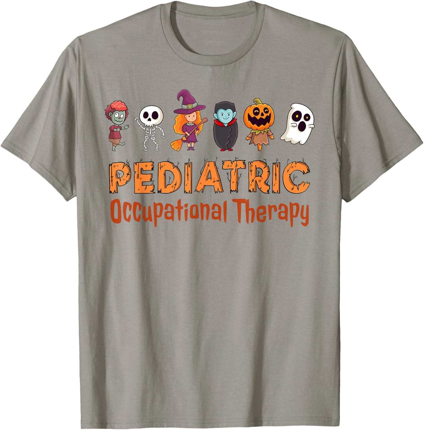Pediatric Occupational Therapy OT Therapist Peds Halloween T-Shirt - T-Shirt | Sand