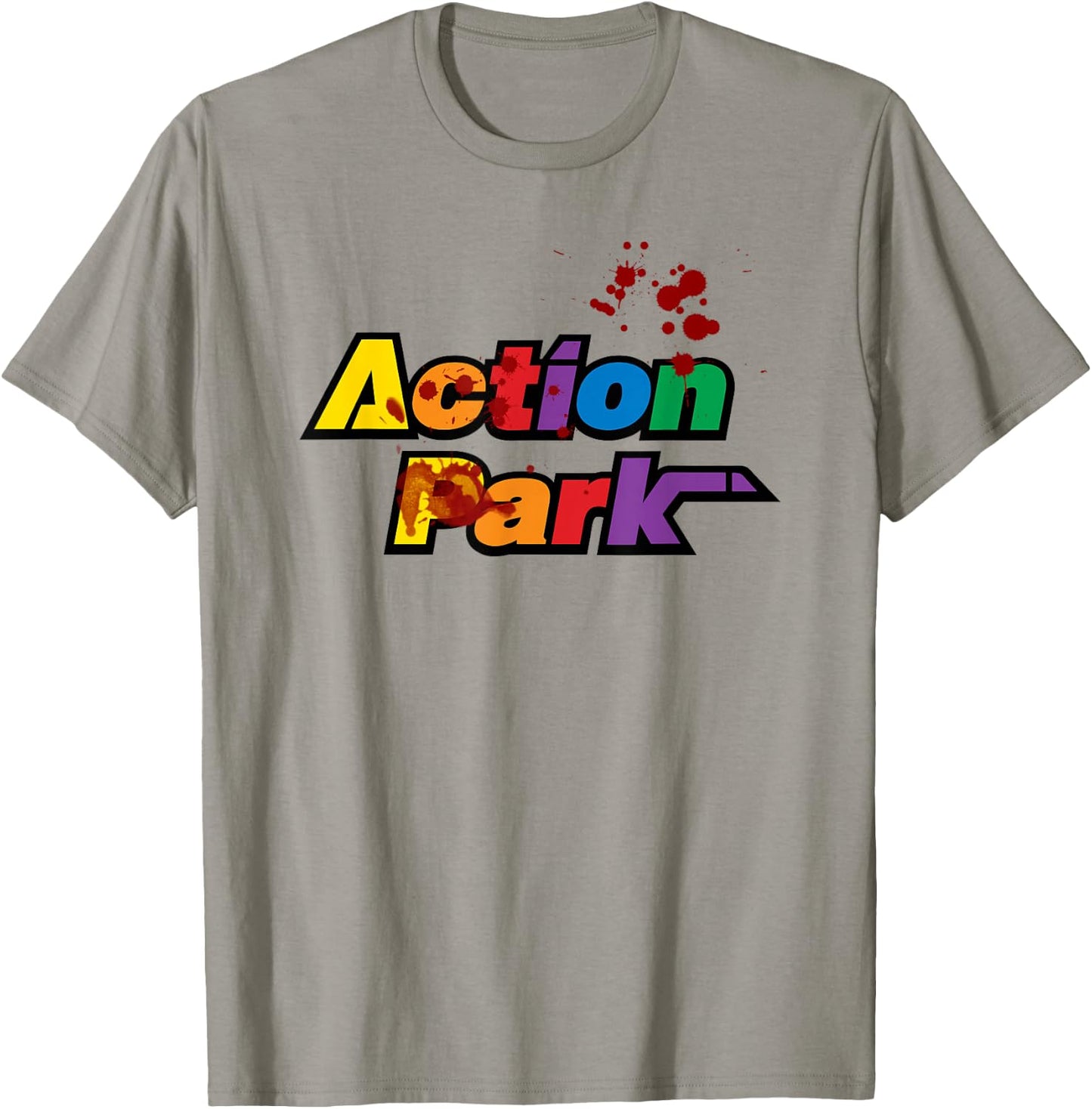 Action Park Logo (Bloody) T-Shirt - T-Shirt | Sand
