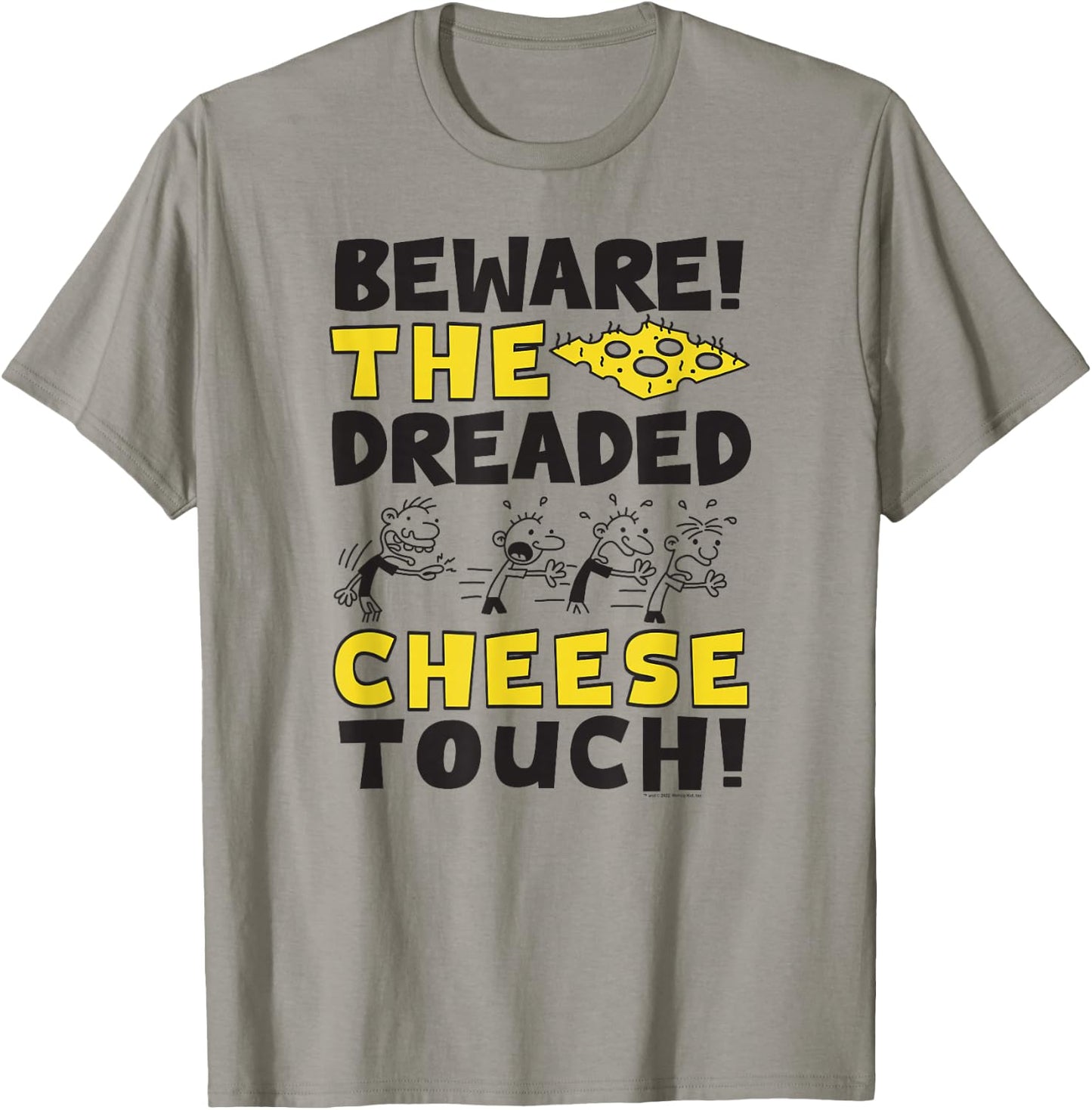 Diary of a Wimpy Kid Beware of The Cheese Touch Small T-Shirt - T-Shirt | Sand