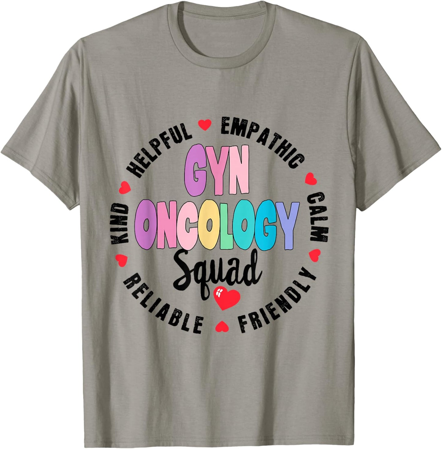 GYN Oncology Squad Nurse GYN ONCO Team Registered Nursing T-Shirt - T-Shirt | Sand