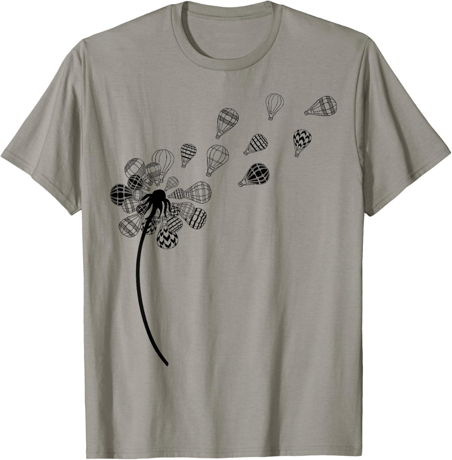 Dandelion Ballooning Shirt Hot Air Balloon Pilot Balloonist T-Shirt - T-Shirt | Sand