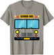 School Bus Costume Cool Easy Vehicle Halloween T-Shirt - T-Shirt | Sand