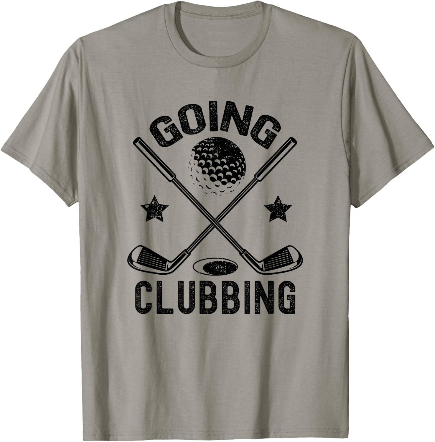 Going Clubbing Funny Men Women Golfer Golf Player Golfing T-Shirt - T-Shirt | Sand