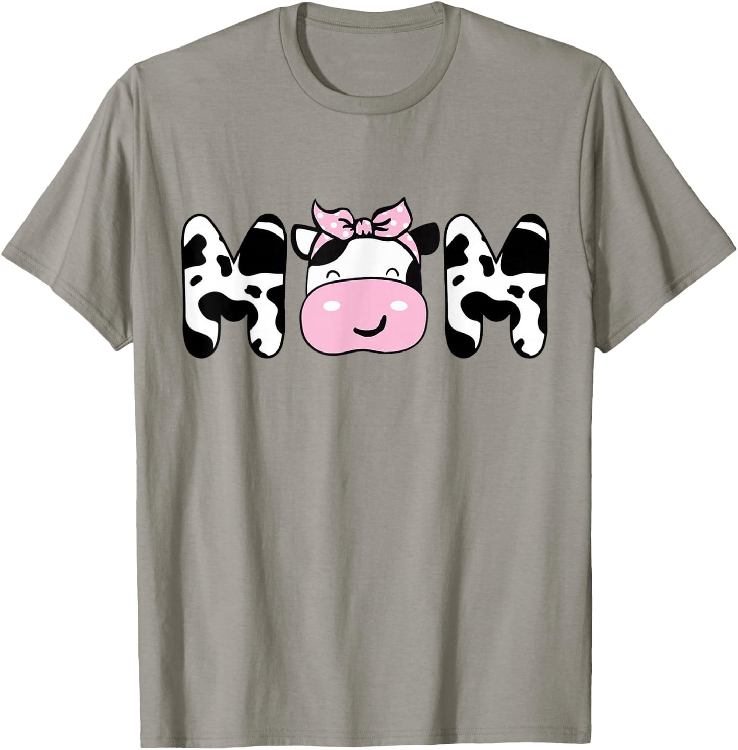 Mom of The Birthday Girl Funny Cow Mom Mama Bday Matching T-Shirt - T-Shirt | Sand