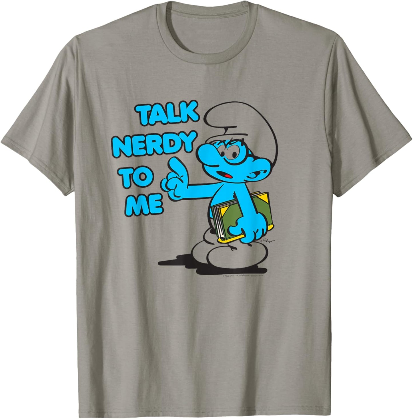 The Smurfs Talk Nerdy to Me T-Shirt - T-Shirt | Sand