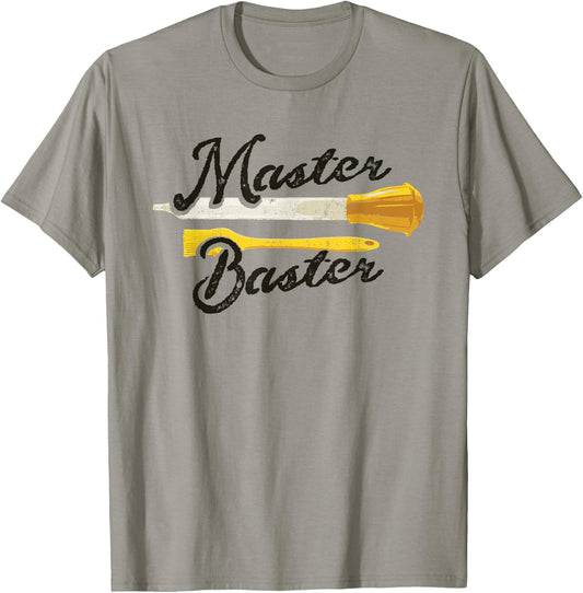 Master Baster, Funny Chef Thanksgiving T-Shirt - T-Shirt | Sand