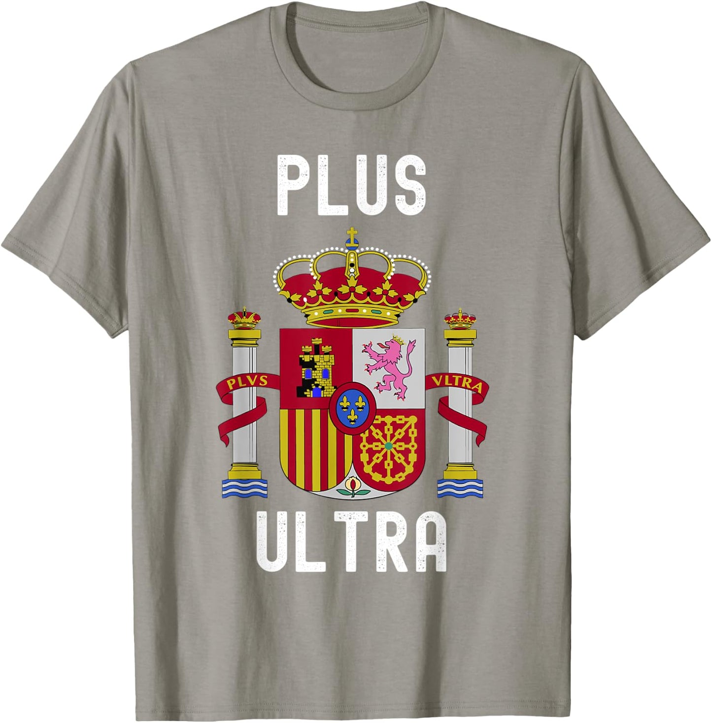 Plus Ultra Spain Flag Patriotic Kids Boys Red T-Shirt - T-Shirt | Sand