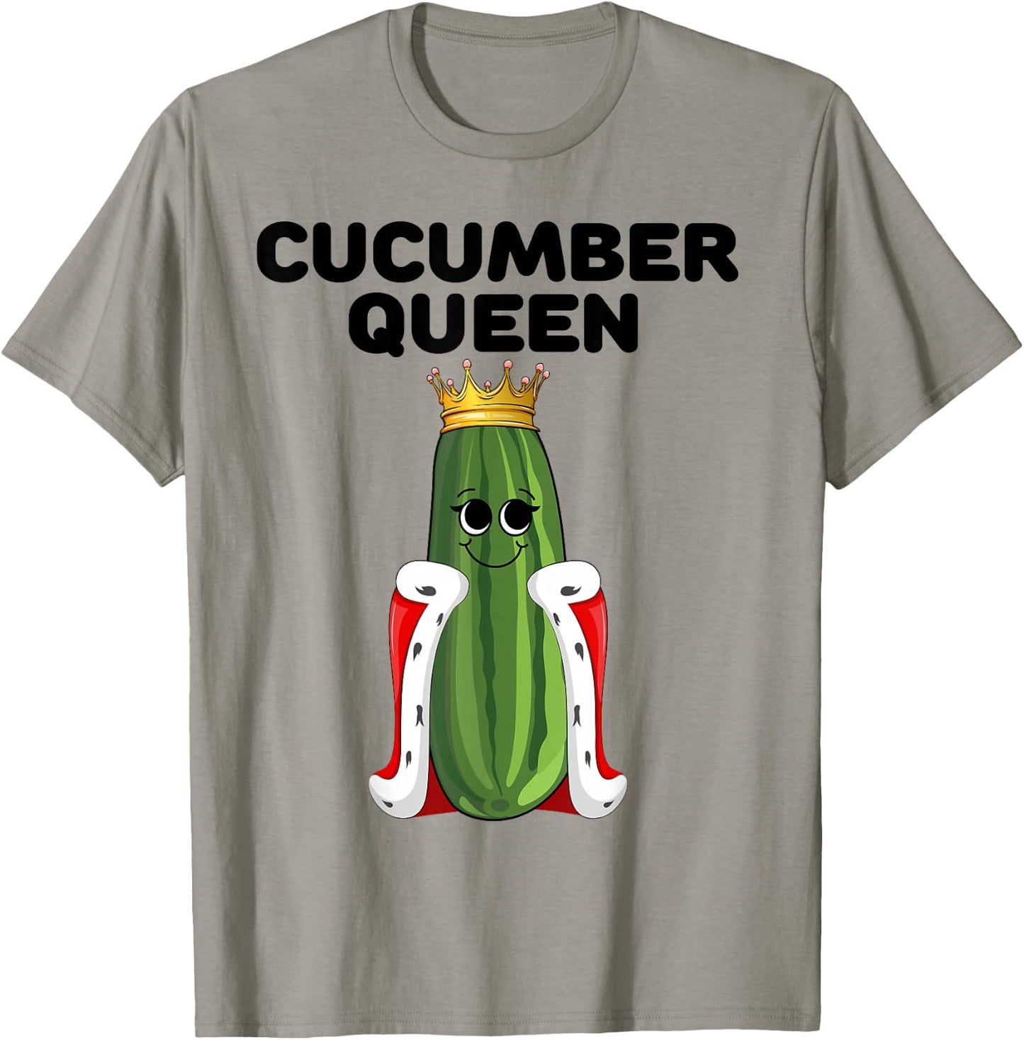 Cucumber Queen Girls Cucumber Lover Design | Cucumber T-Shirt - T-Shirt | Sand