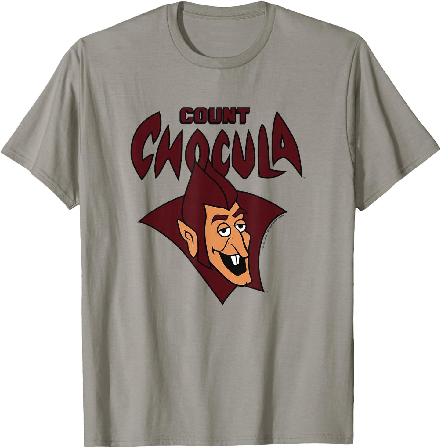 Count Chocula Spooky Vintage Big Face Epic Chest Portrait T-Shirt - T-Shirt | Sand