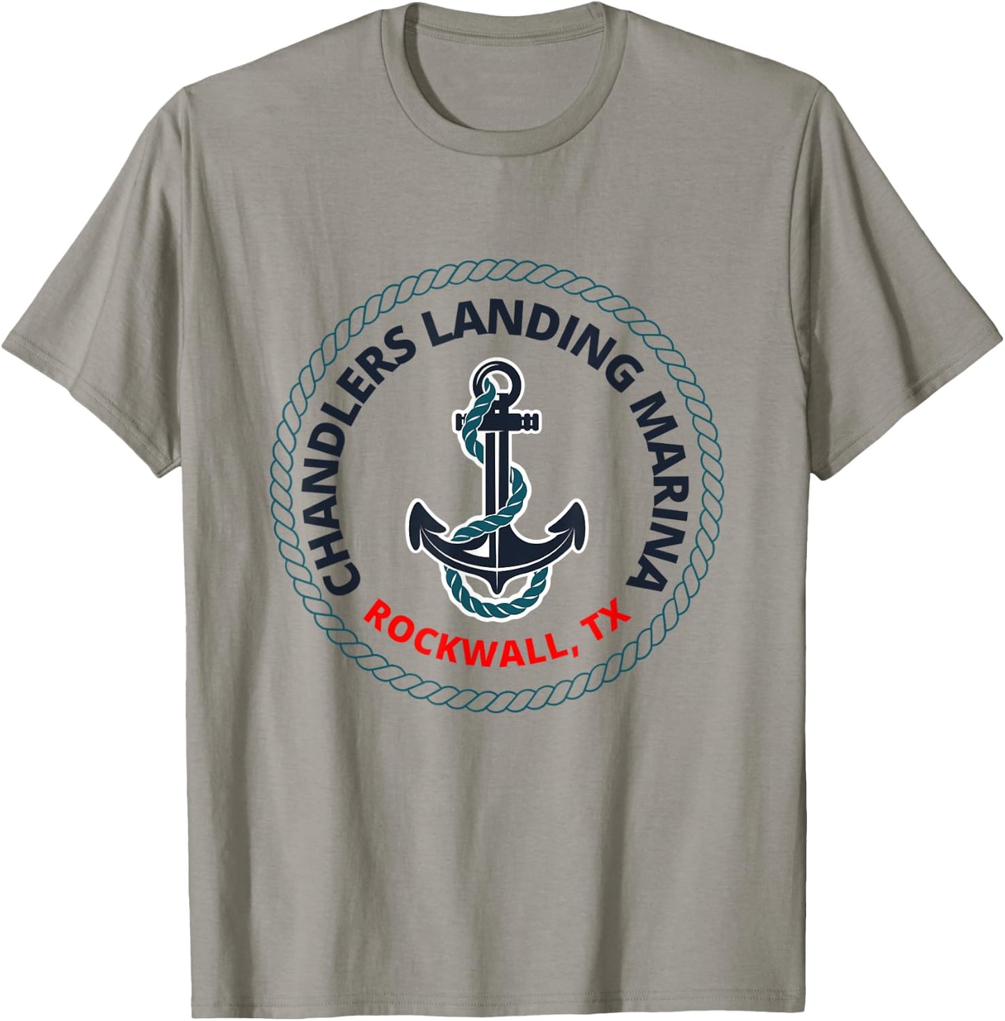 Lake Ray Hubbard- Chandlers Landing Marina- Rockwall, TX T-Shirt - T-Shirt | Sand