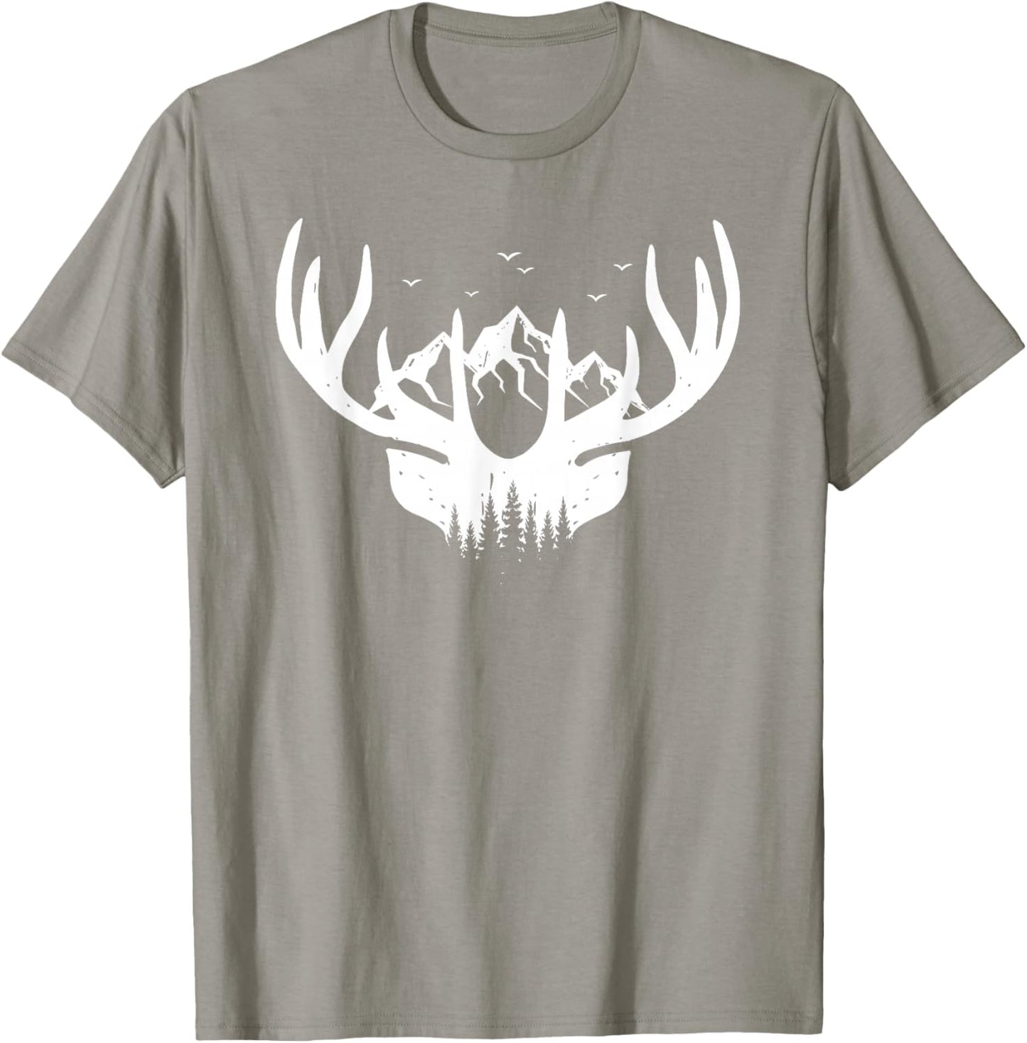 Hunter Orange Deer Hunting T-Shirt - T-Shirt | Sand