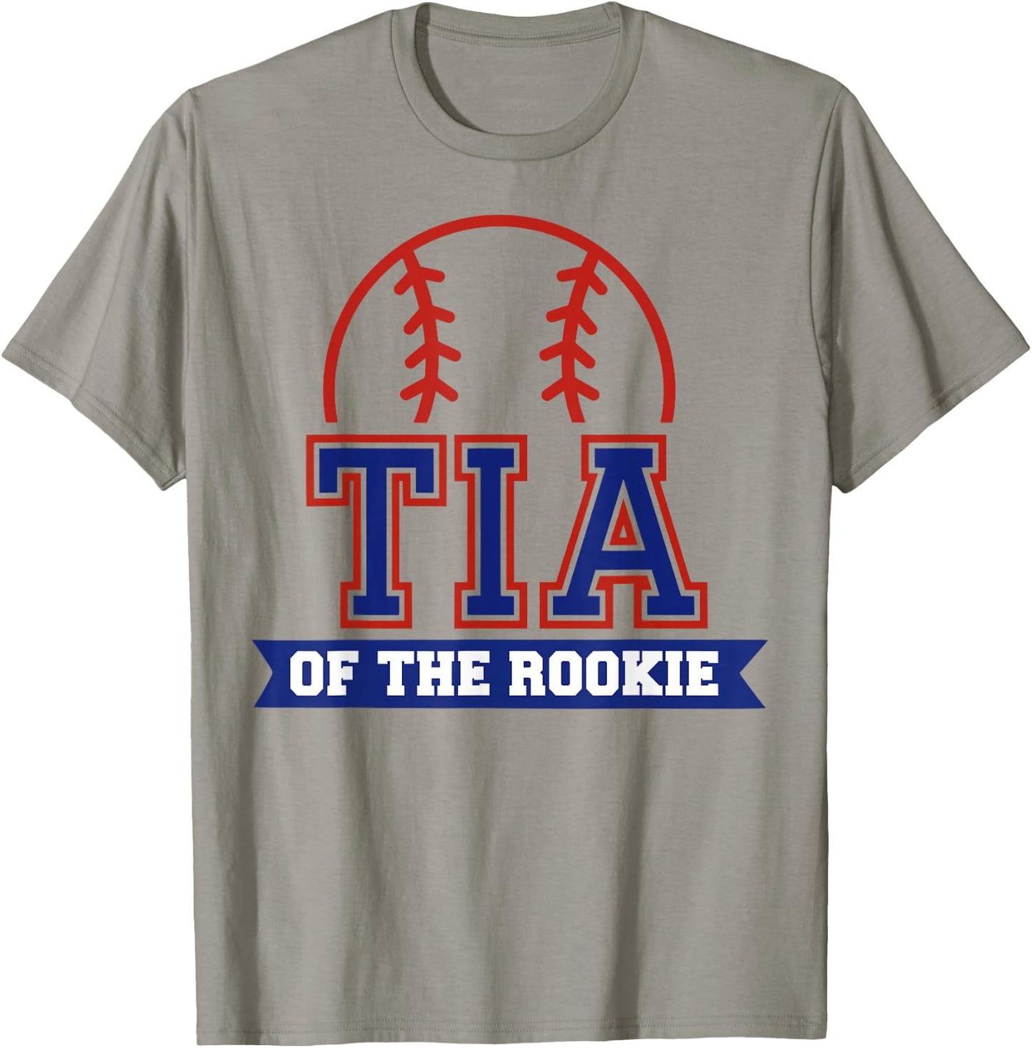 Tia of Rookie 1st Birthday Baseball Theme Matching Party T-Shirt - T-Shirt | Sand