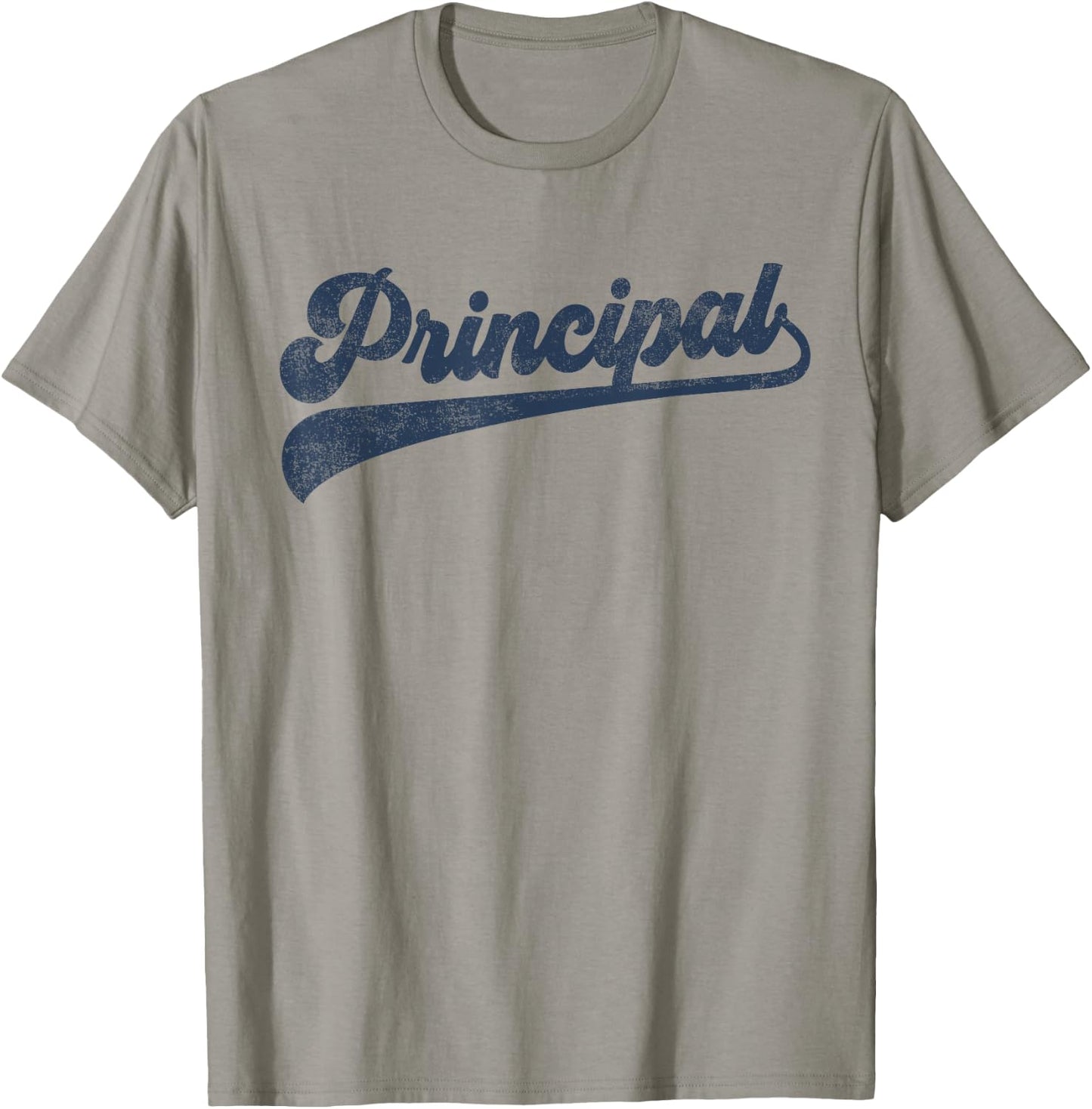 Principal Cute Vintage Graphic School Principal Appreciation T-Shirt - T-Shirt | Sand