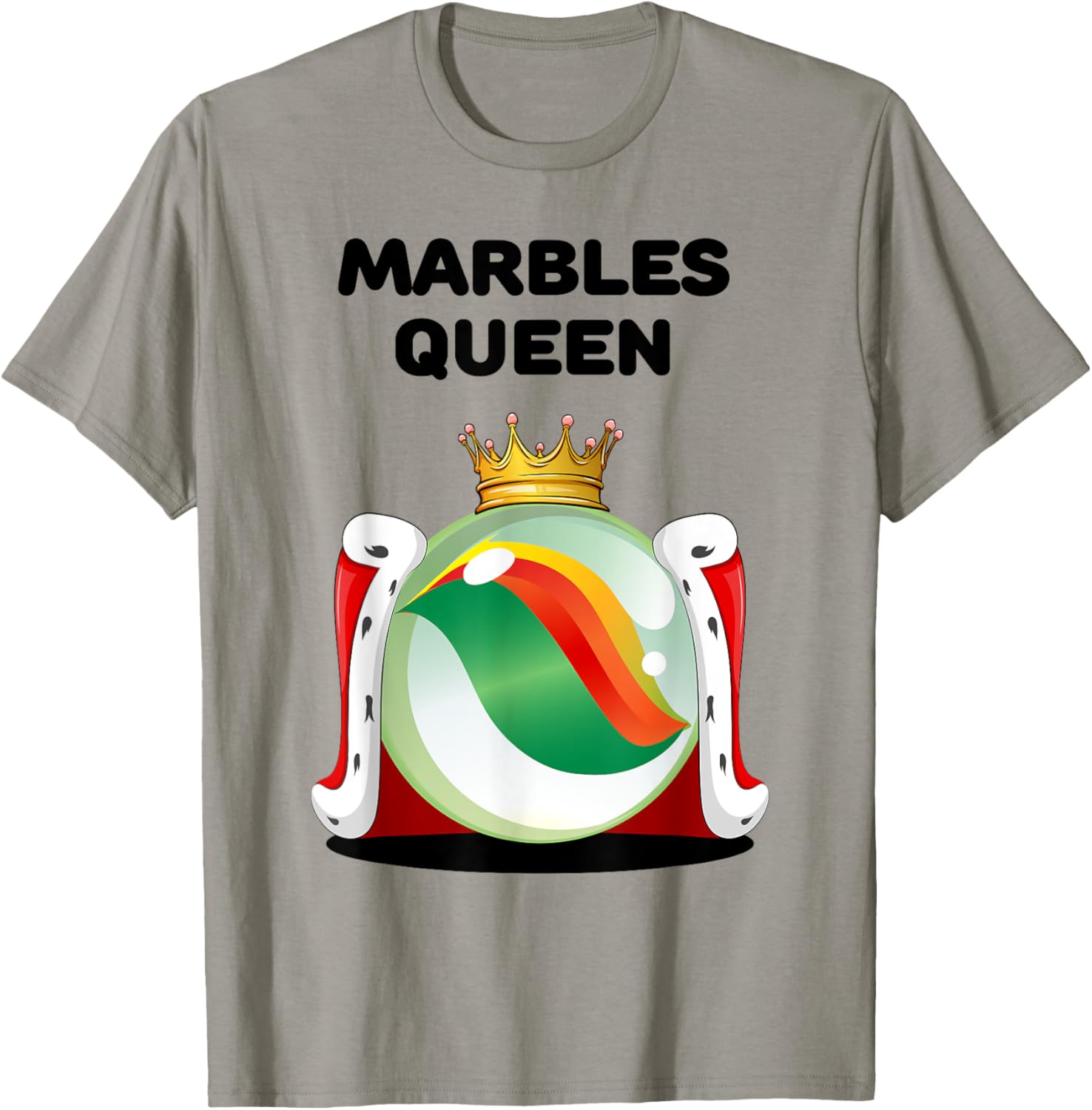 Marbles Queen | Girls Marbles | Marbles T-Shirt - T-Shirt | Sand