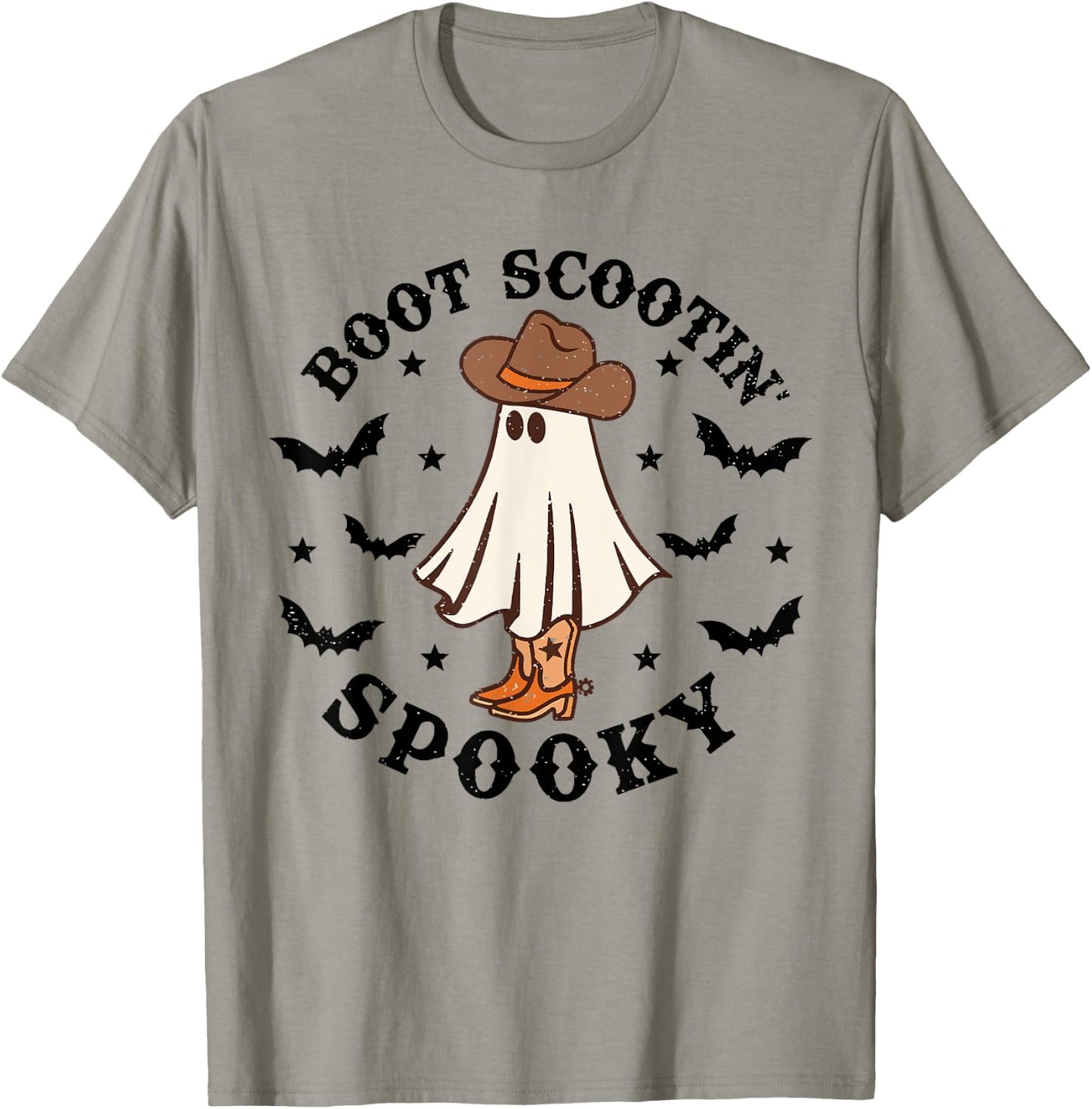 Boot Scootin Spooky T-Shirt - T-Shirt | Sand