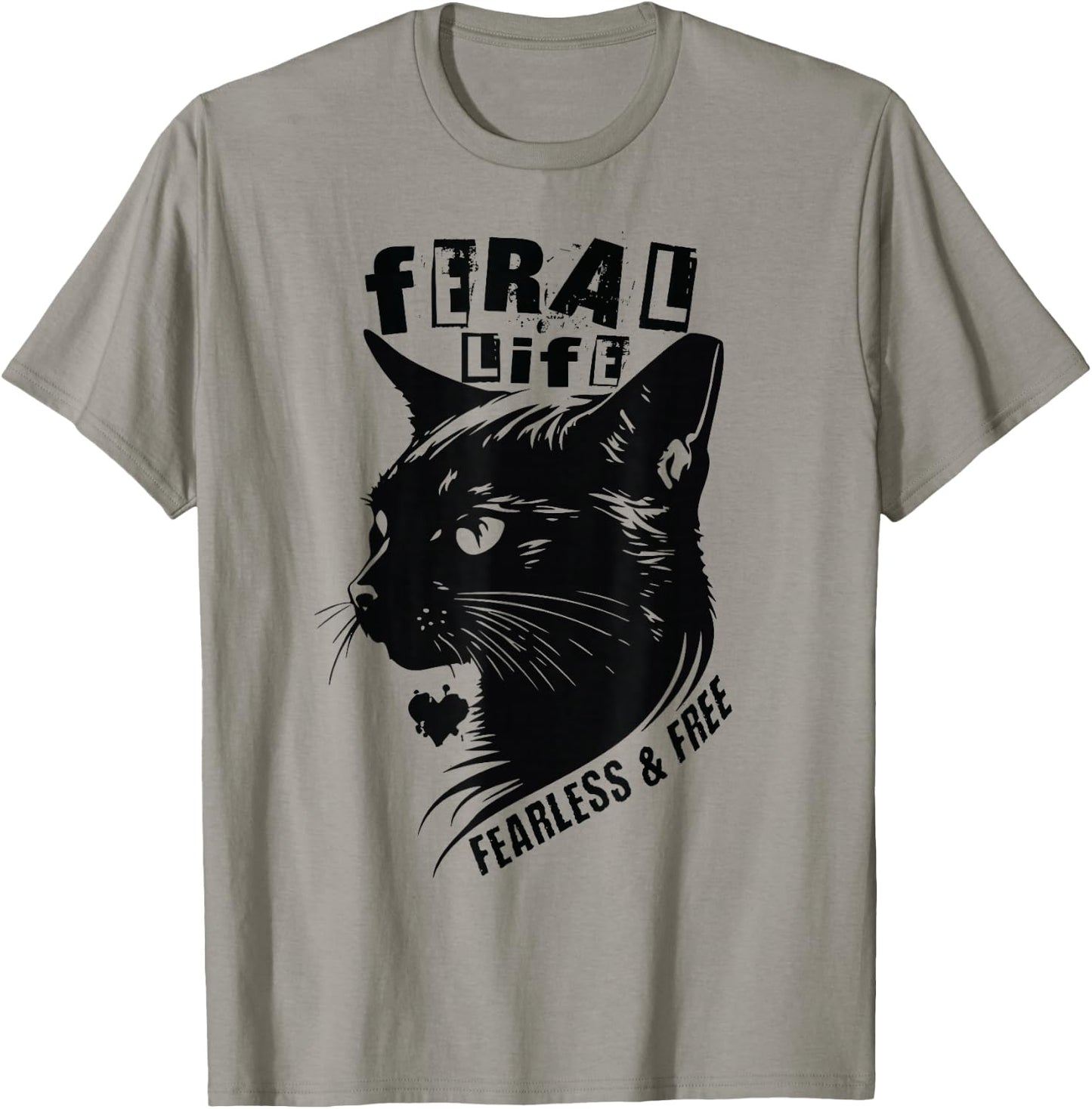 Feral Cats Cat Rescue Cute Foster Mom Kittens Adopt Cats TNR T-Shirt - T-Shirt | Sand