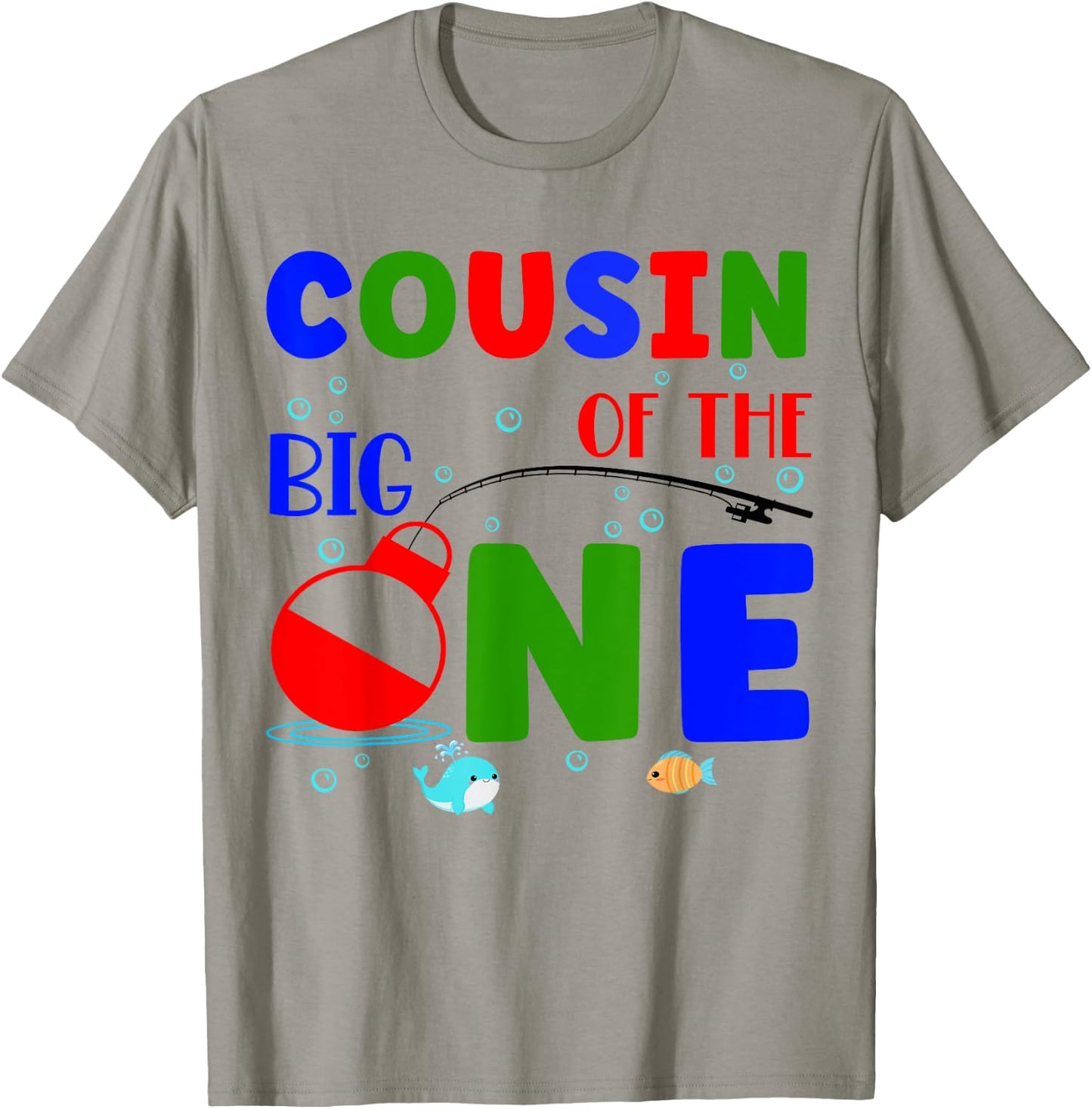 Cousin of the Big One 1st Birthday Fishing Matching T-Shirt - T-Shirt | Sand