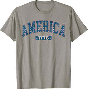 Happy 4th Of July Patriotic American US Flag 4th Of July T-Shirt - T-Shirt | Sand