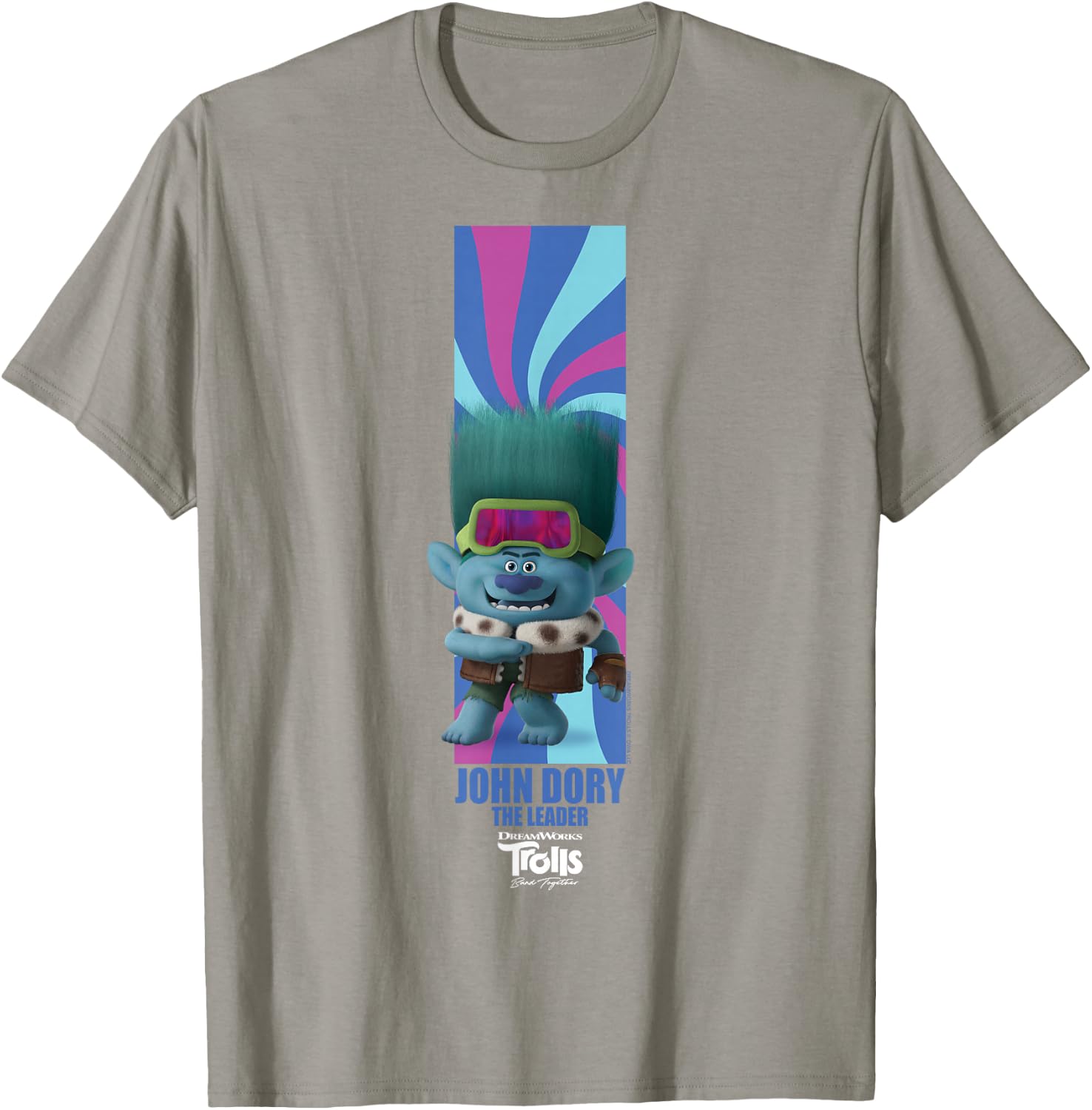 DreamWorks Trolls Band Together BroZone John Dory T-Shirt - T-Shirt | Sand