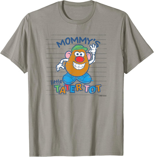 Mr. Potato Head Mommy's Little Tatertot Crayon Colored Shot T-Shirt - T-Shirt | Sand