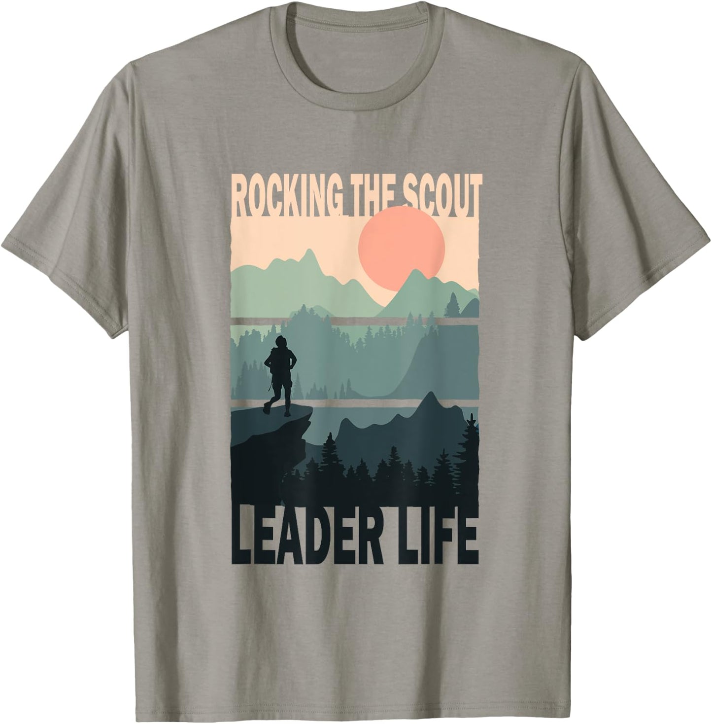 Rocking The Scout Leader Life Cub Master Scouting T-Shirt - T-Shirt | Sand