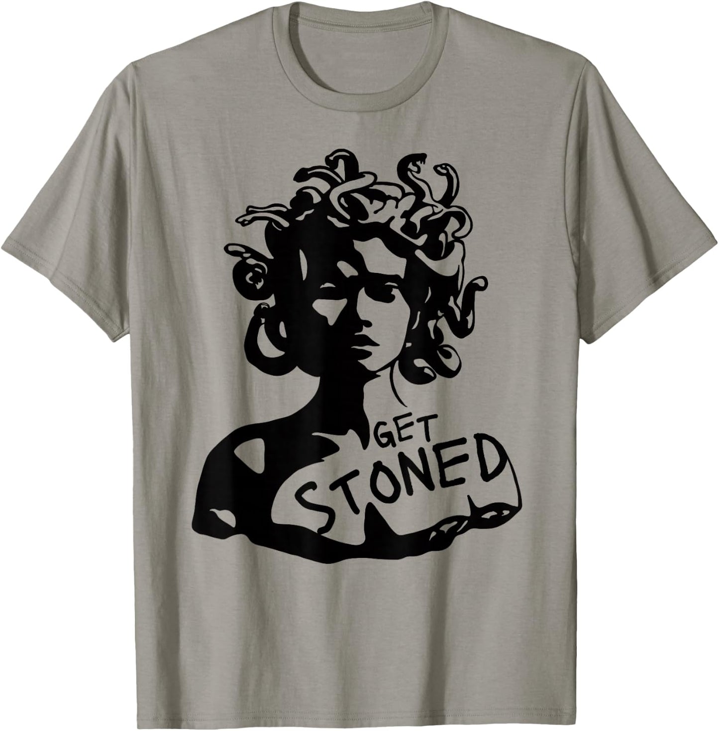 Funny Medusa Drawing T-Shirt - T-Shirt | Sand