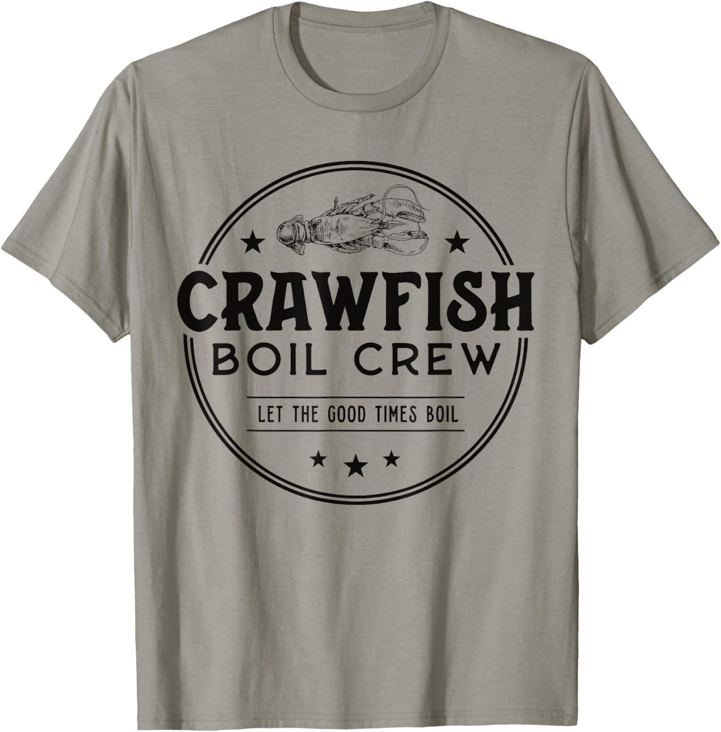 Crawfish Boil Crew Matching Cajun Seafood Crayfish Party T-Shirt - T-Shirt | Sand