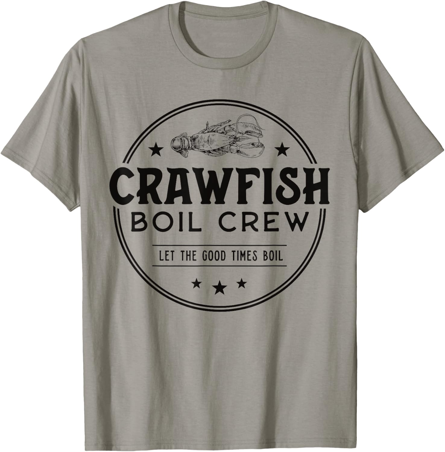 Crawfish Boil Crew Matching Cajun Seafood Crayfish Party T-Shirt - T-Shirt | Sand