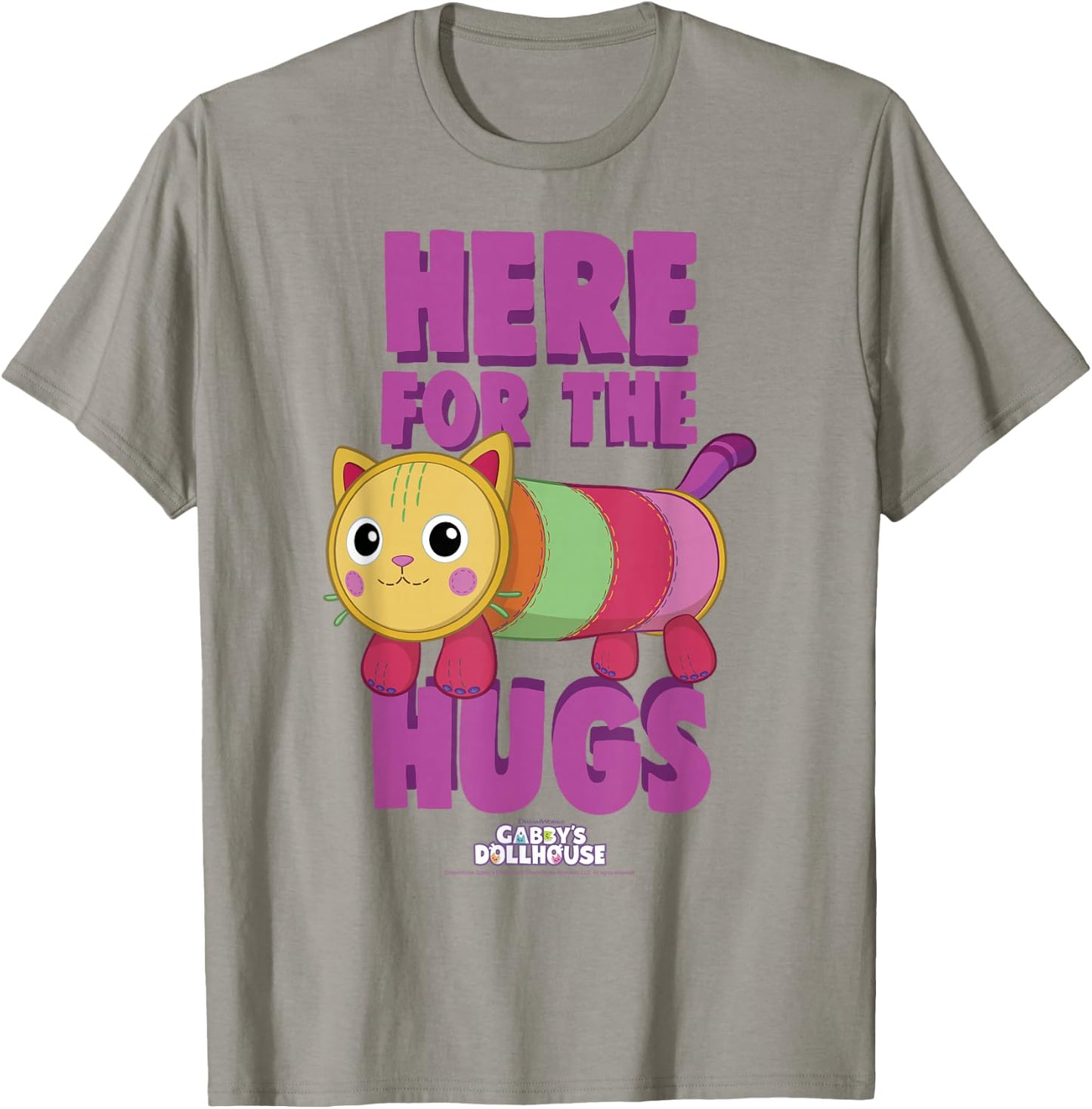 DreamWorks Gabby's Dollhouse Valentine's Day Pillow Cat T-Shirt - T-Shirt | Sand